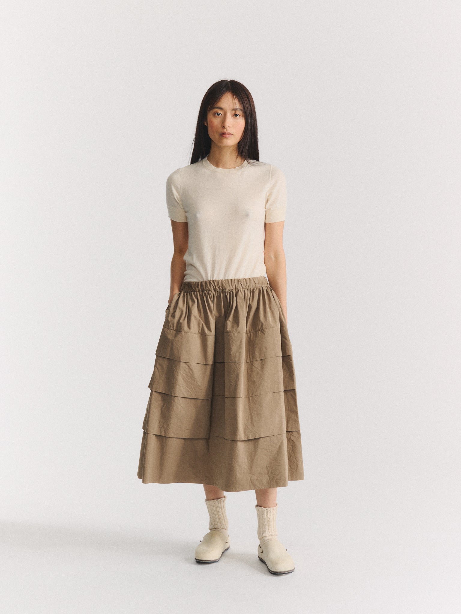 HORIZON SKIRT - TAFFCOT - JUTE