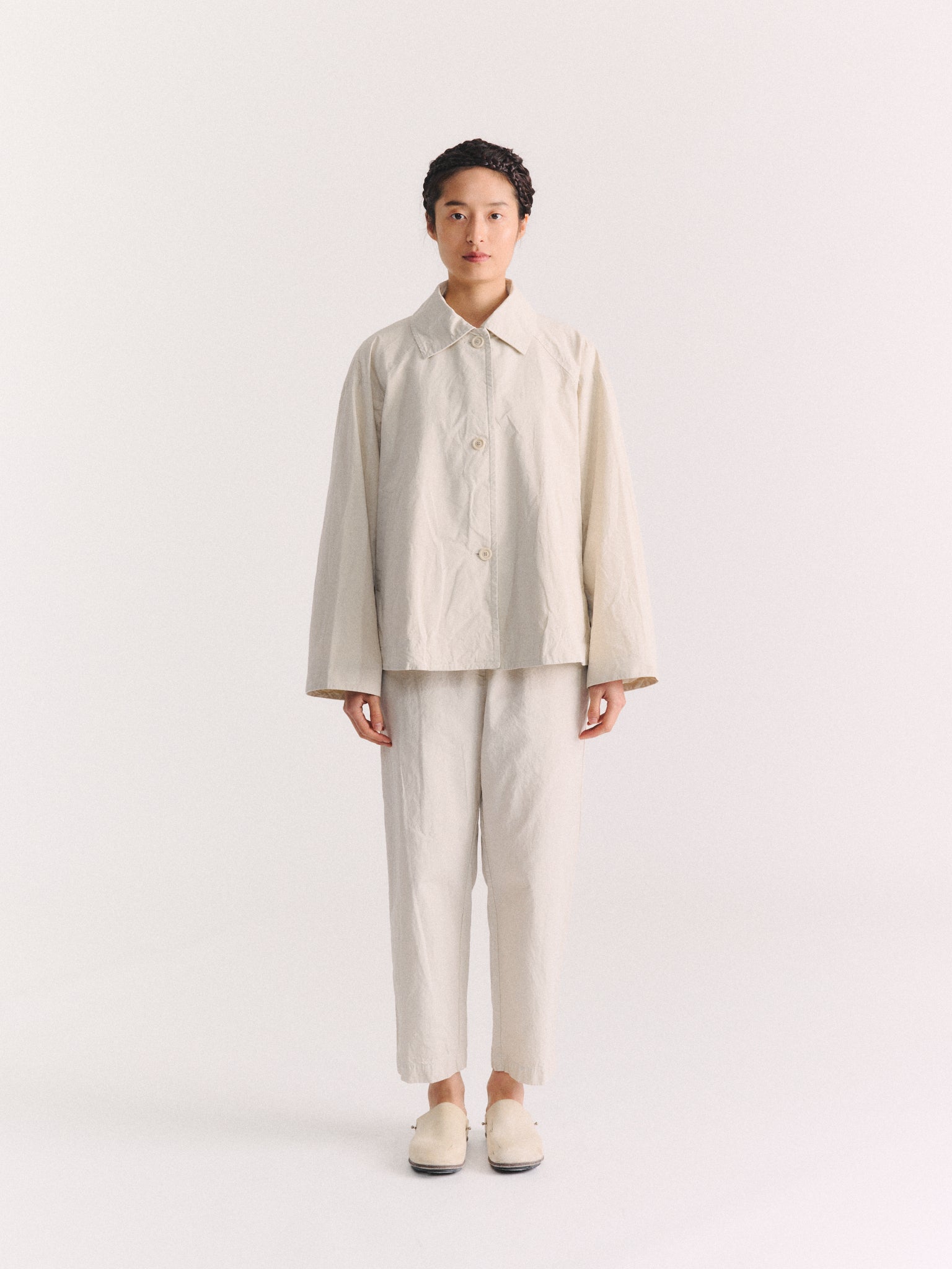 DRAYS JACKET - TOUGH COT - CHALK