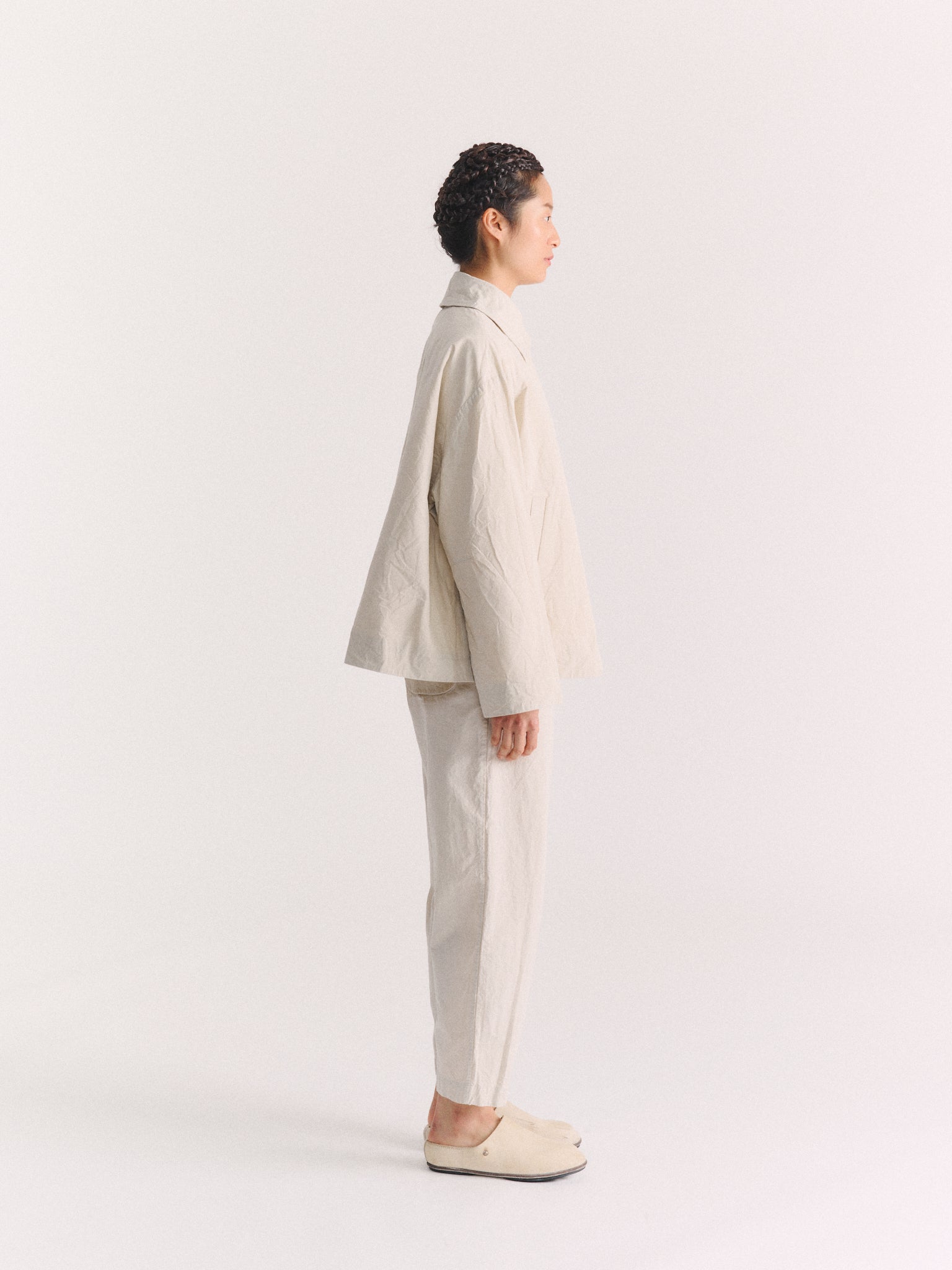 DRAYS JACKET - TOUGH COT - CHALK