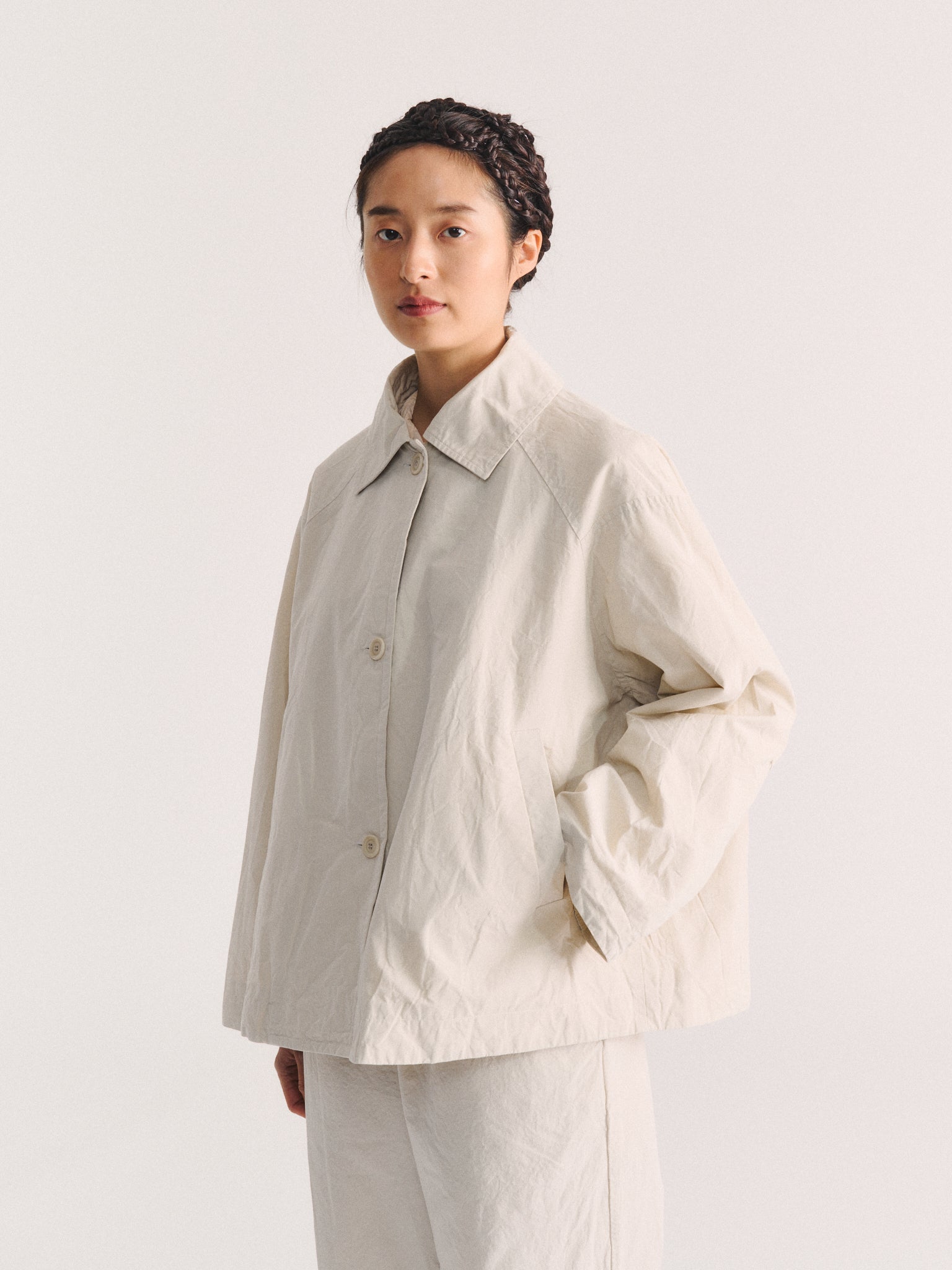 DRAYS JACKET - TOUGH COT - CHALK