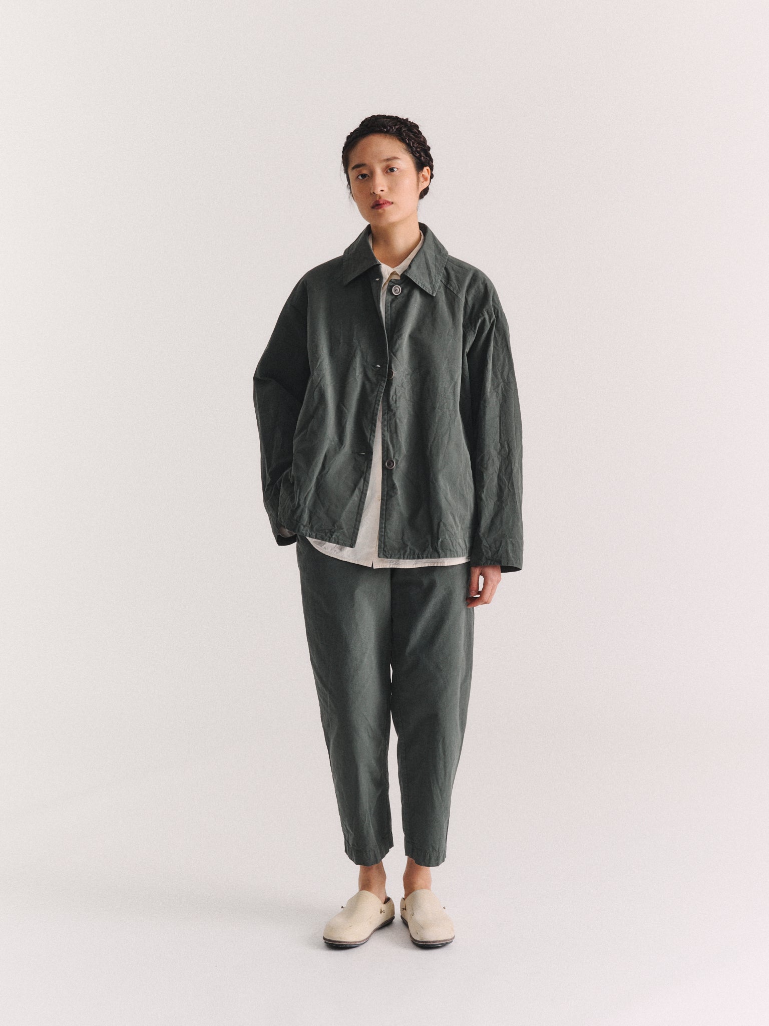 FABI ITALIEN PANT - TOUGH COT - KHAKI