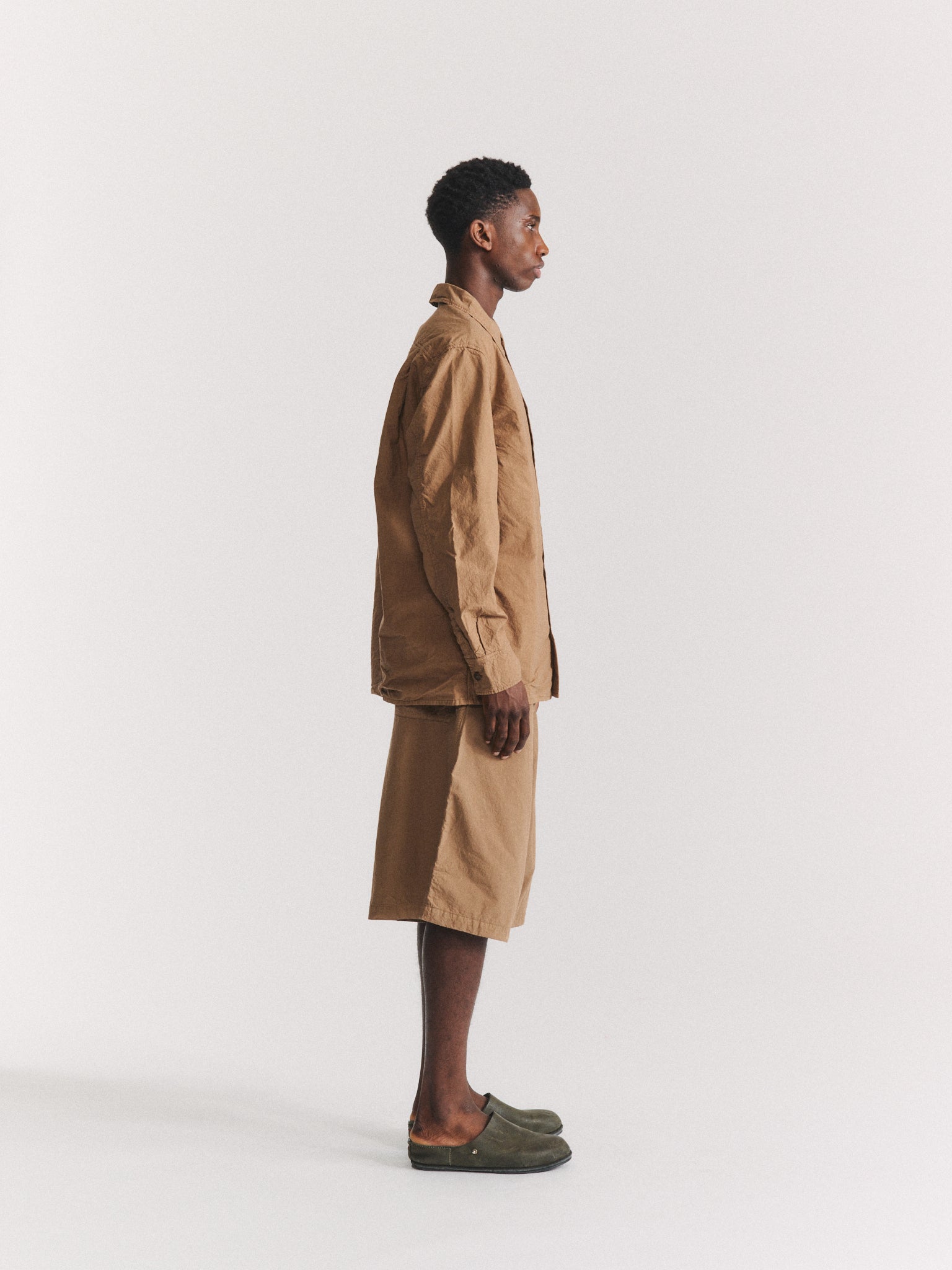 CHEMISE MILI RACCOURCIE - LCOT - LATTE