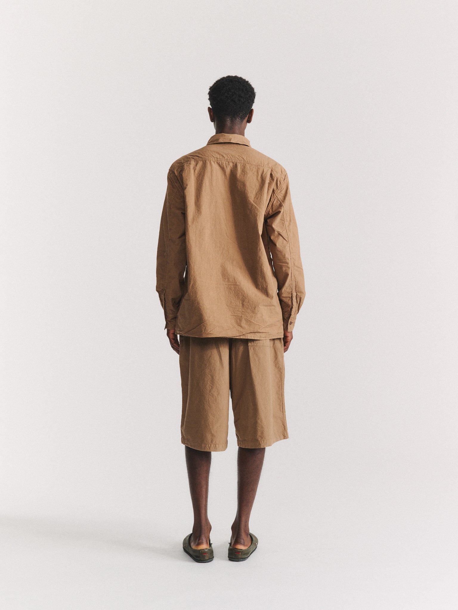 CHEMISE MILI RACCOURCIE - LCOT - LATTE