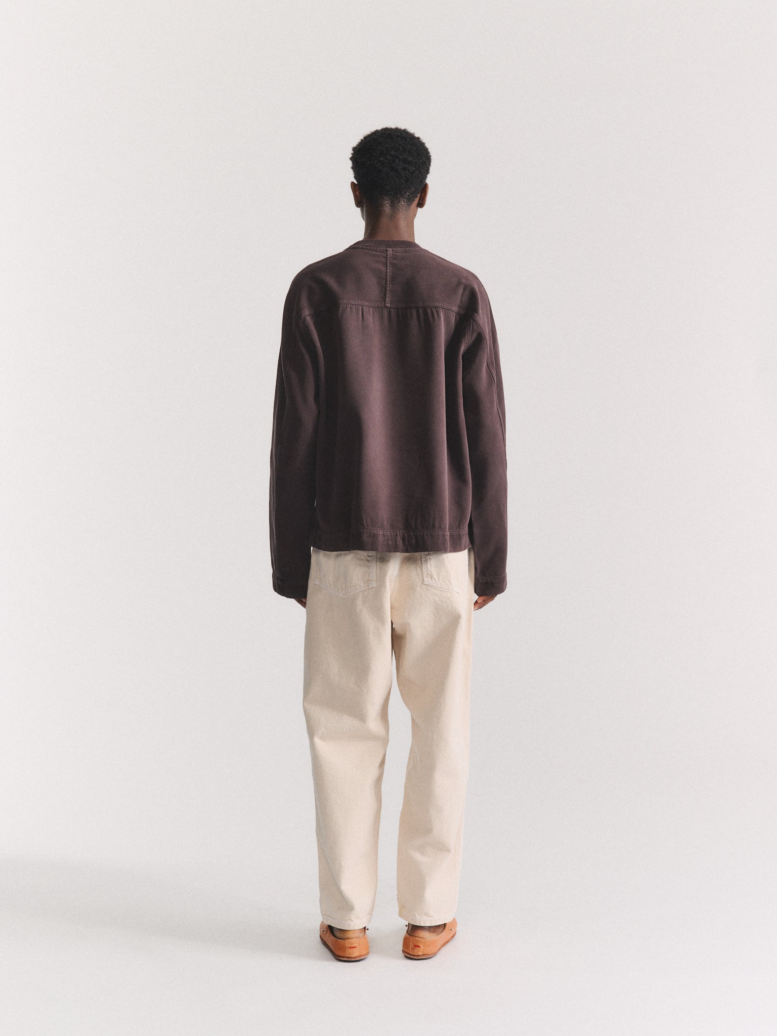 SWEATSHIRT WORKWEAR - CLEANY - MARRON