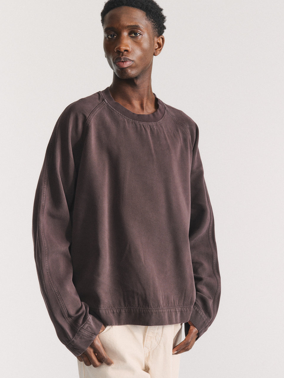 WORKWEAR SWEATSHIRT- CLEANY - BROWN