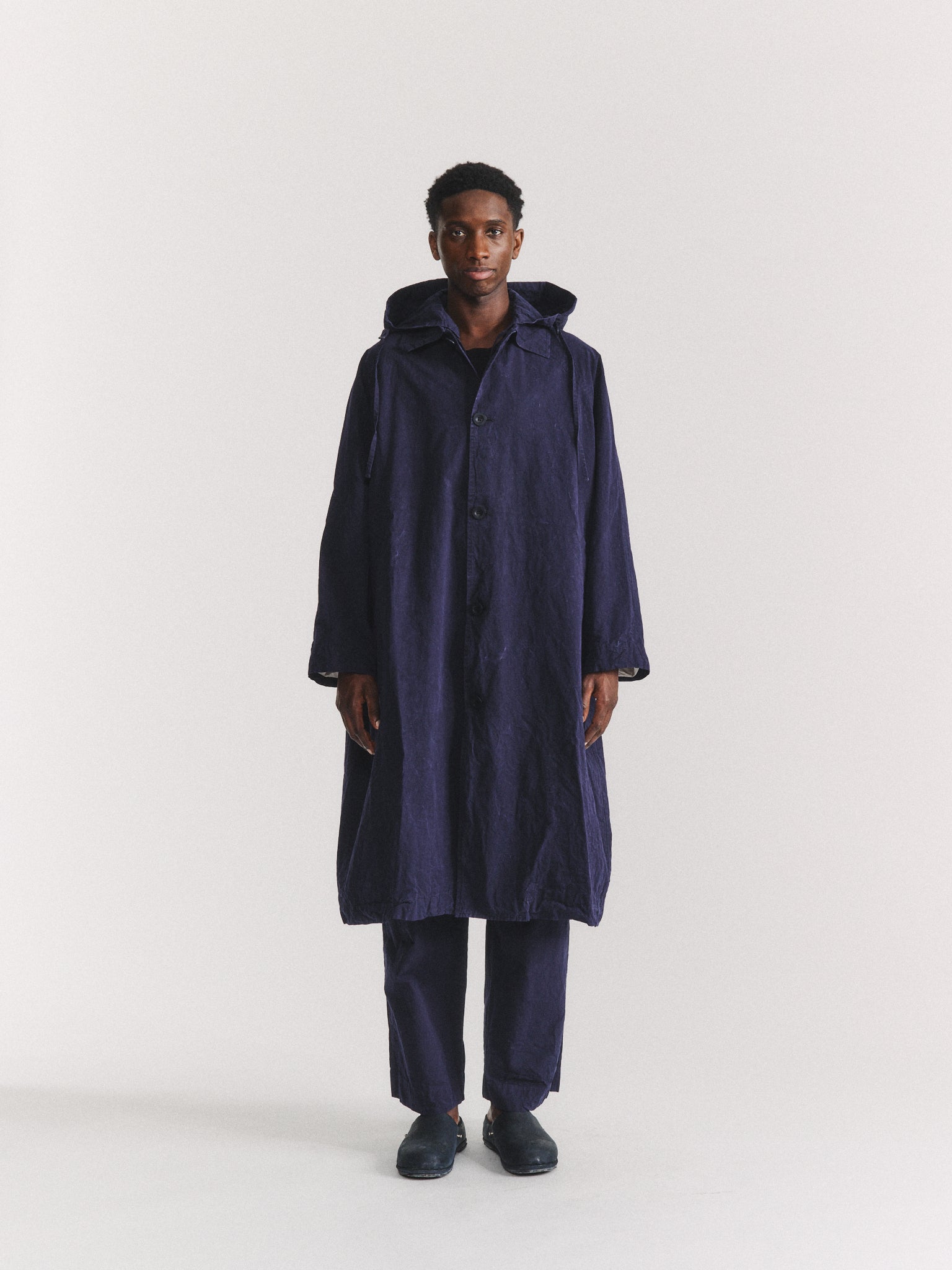 MANTEAU À CAPUCHE YAK - TOUGH COT - MARINE