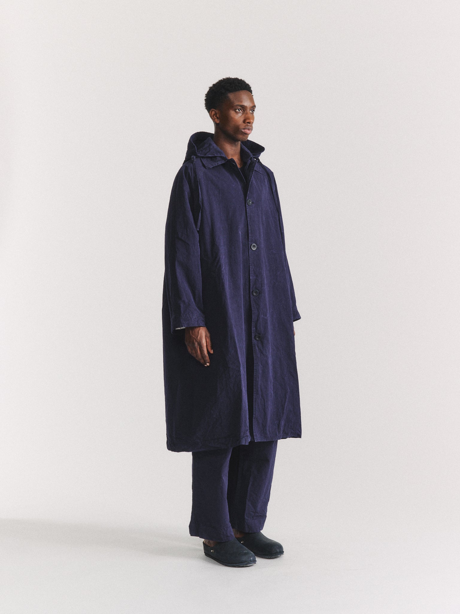 MANTEAU À CAPUCHE YAK - TOUGH COT - MARINE