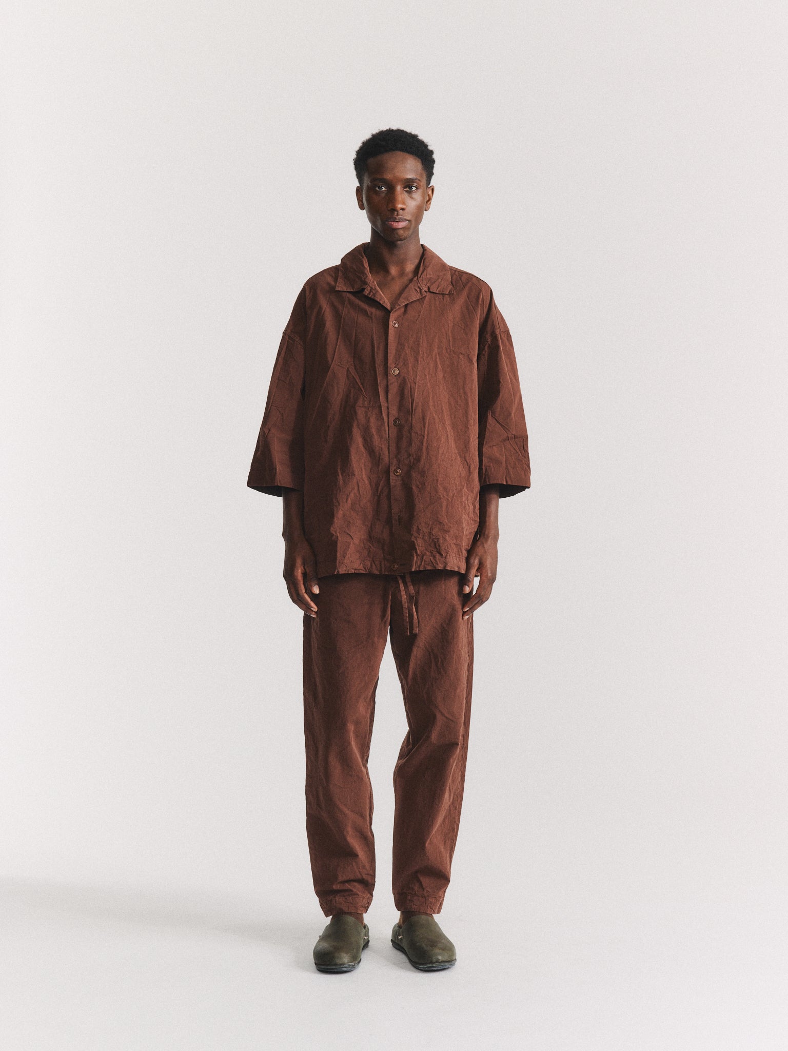 Pantalon MILI HIROSHI - PAPER COT - Marron