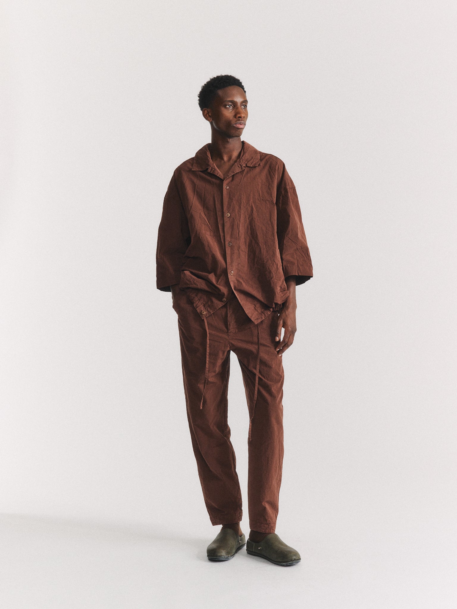 Pantalon MILI HIROSHI - PAPER COT - Marron