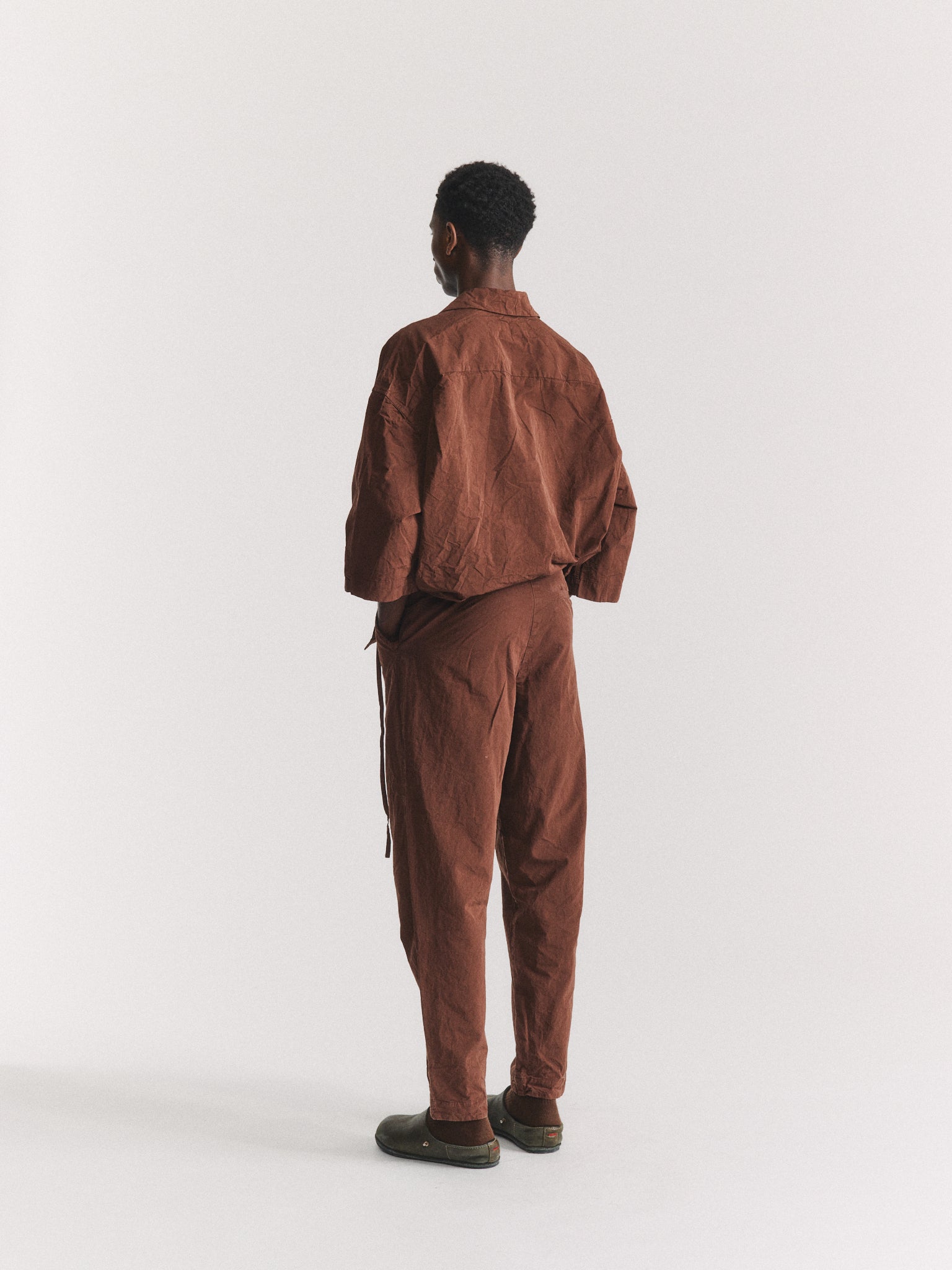 Pantalon MILI HIROSHI - PAPER COT - Marron