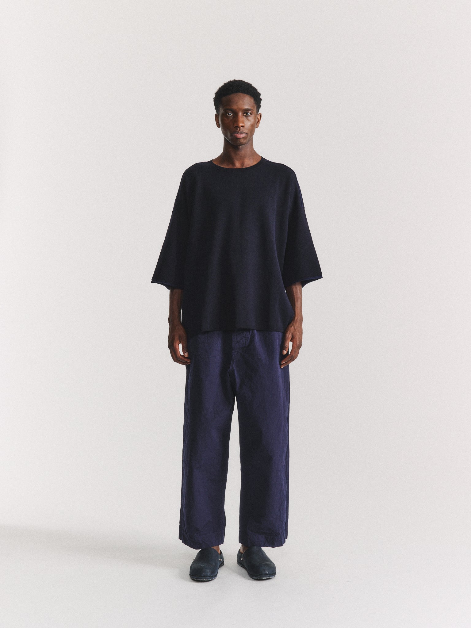 ABELLO PANT - TOUGH COT - NAVY