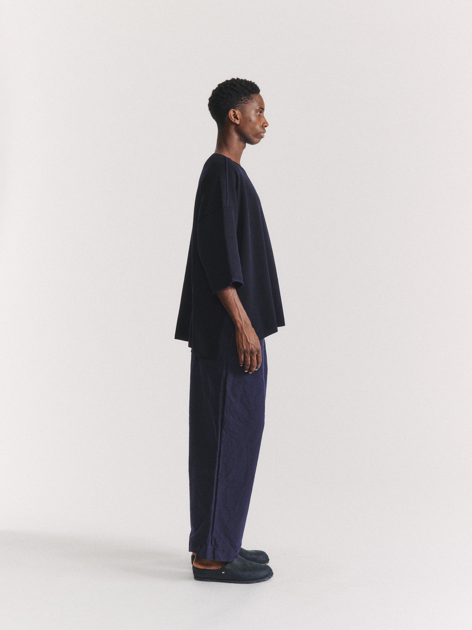 PANTALON ABELLO - TOUGH COT - MARINE