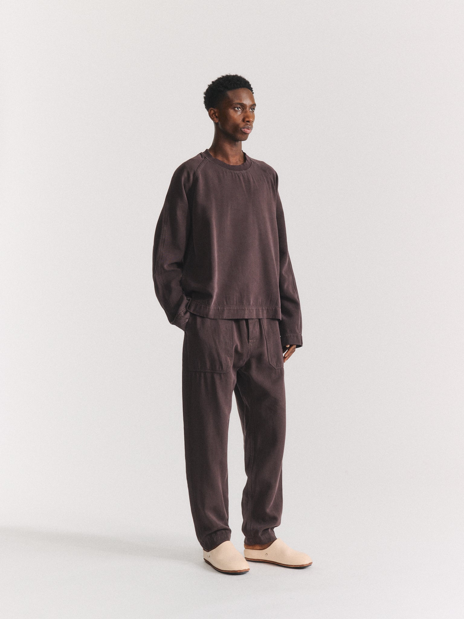 JOG AH MILITAIRE PANT - CLEANY - BROWN
