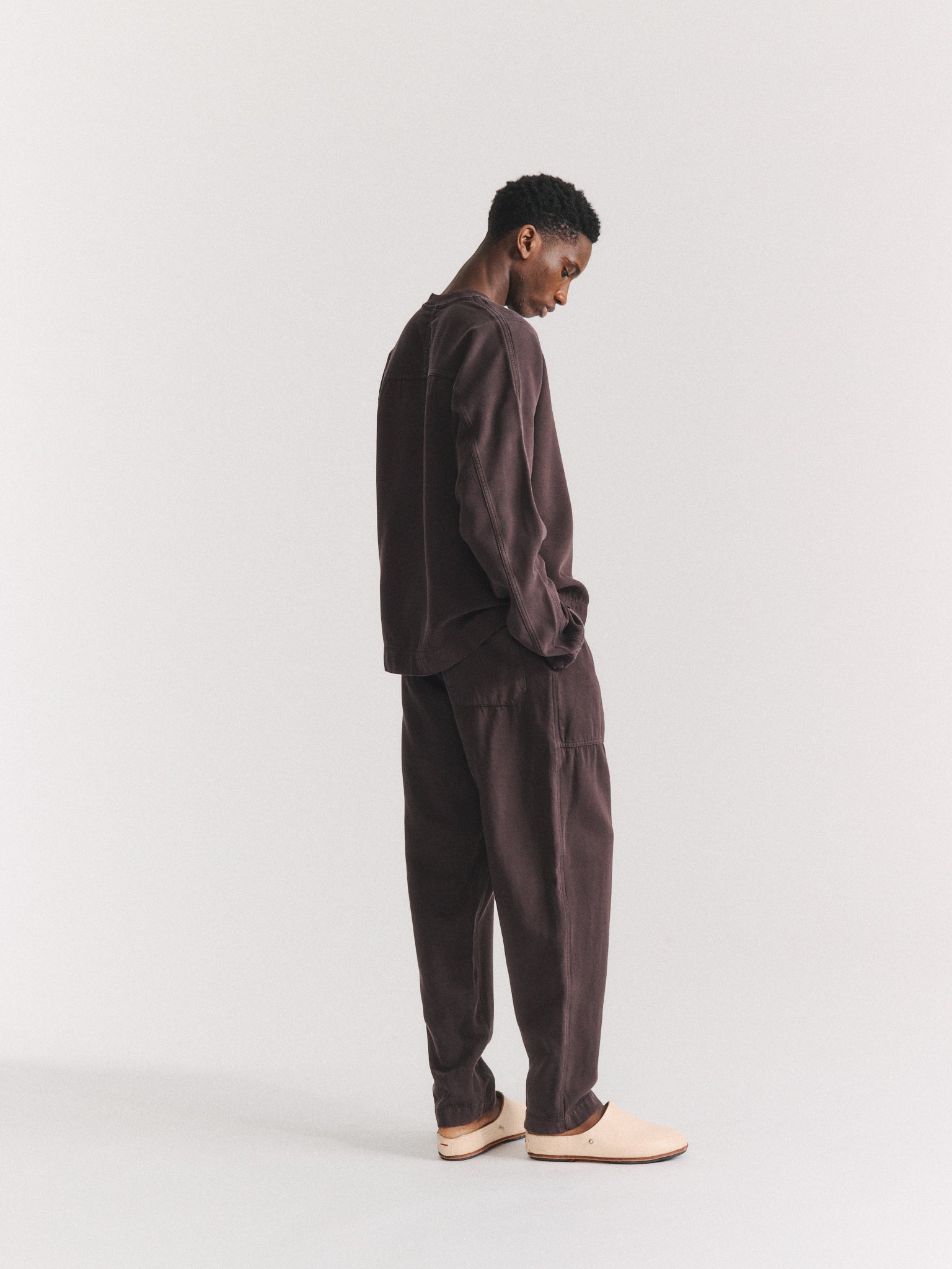 JOG AH MILITAIRE PANT - CLEANY - BROWN