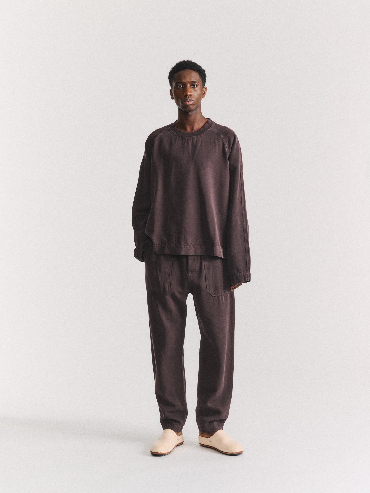 JOG AH MILITAIRE PANT - CLEANY - BROWN