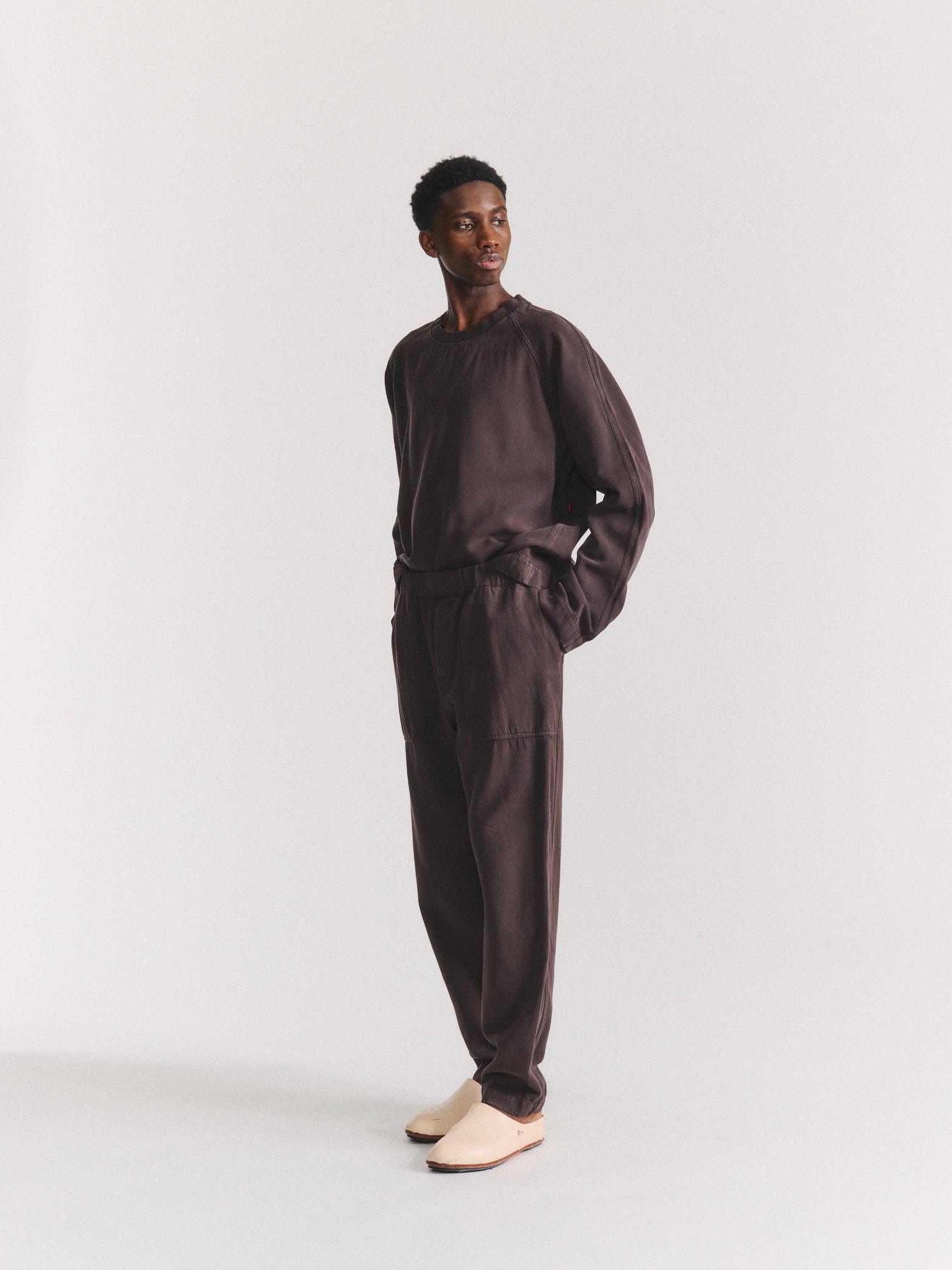 JOG AH MILITAIRE PANT - CLEANY - BROWN