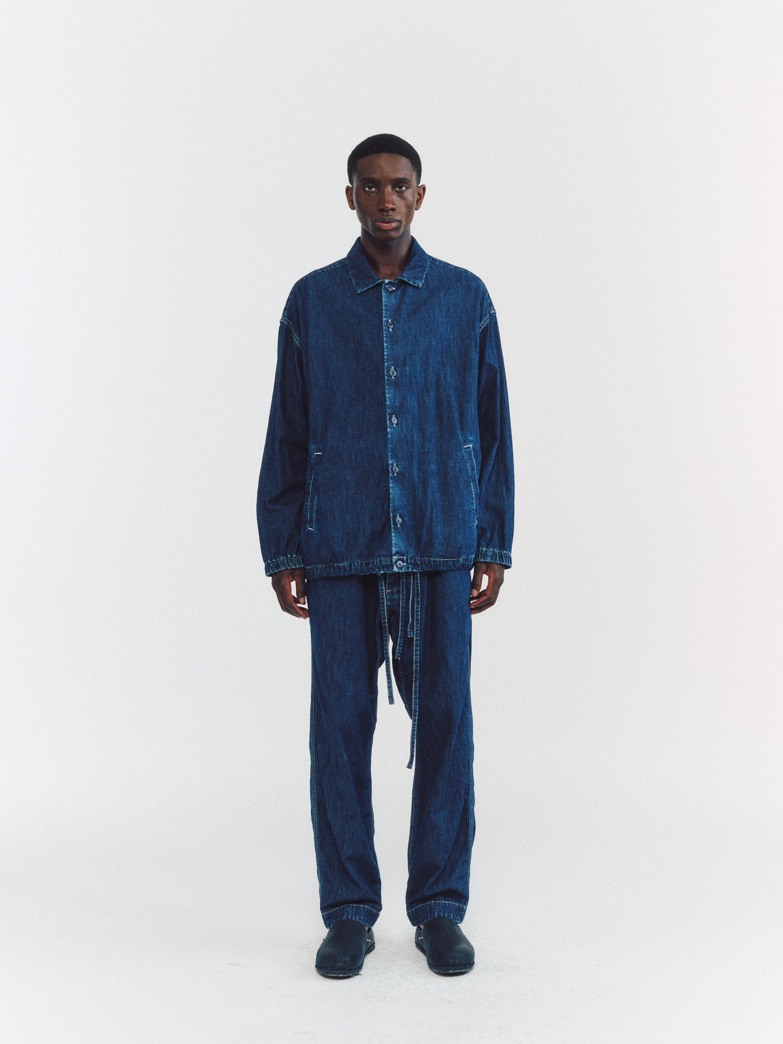 26SS CASEY CASEY EUDES DENIM SHIRT Lサイズ EUDES DENIM SHIRT - L DENIM - INDIGO – Casey Casey