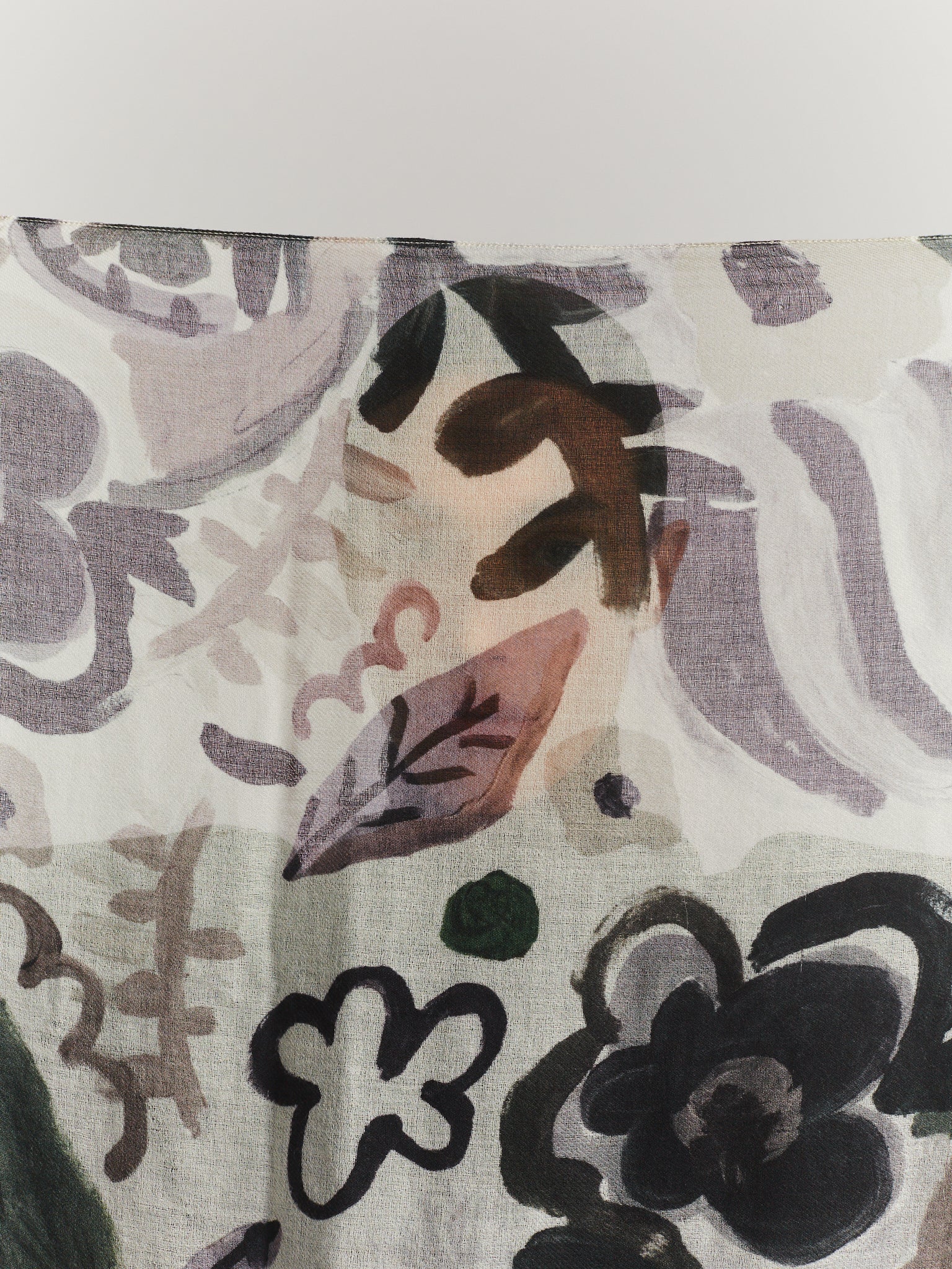 CASH SQUARE SCARF - CASHBLOTCH - GREY