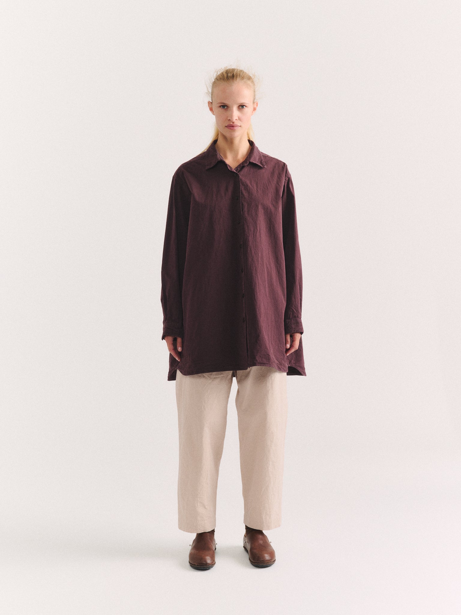 IKLA SHIRT - PAPER COT - EBONY