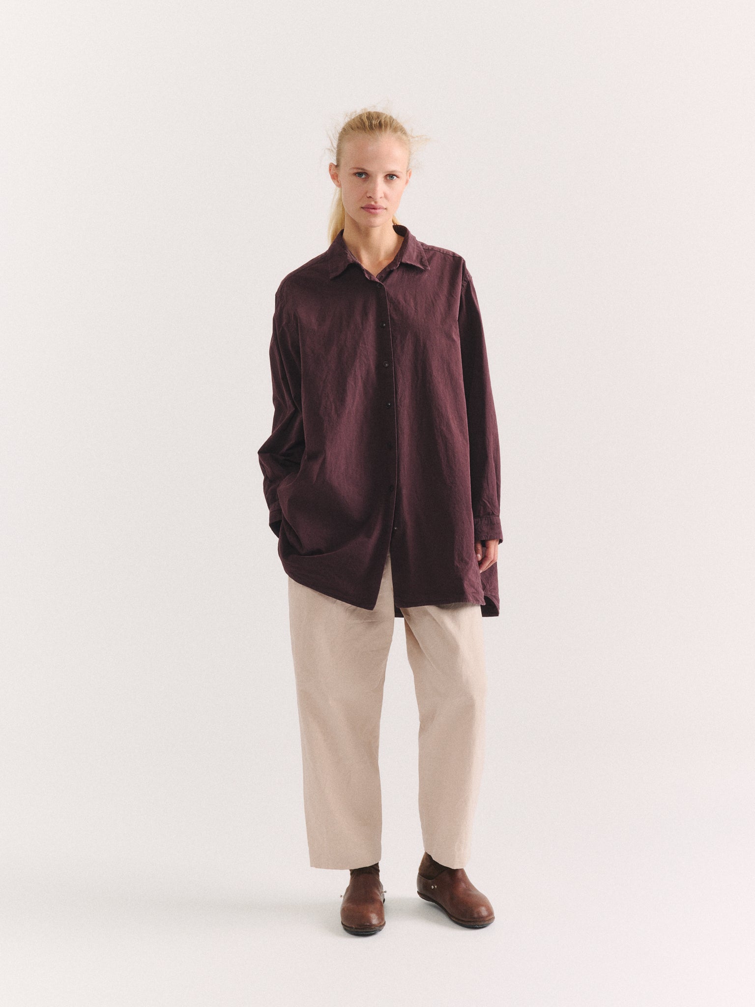 IKLA SHIRT - PAPER COT - EBONY