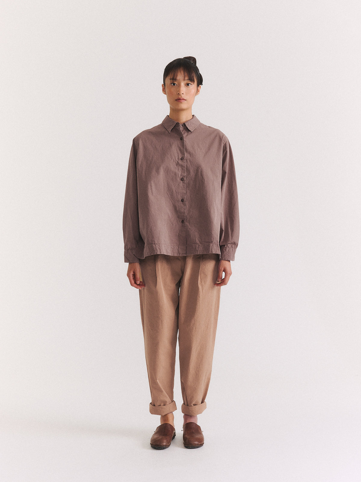 BIGGY SHIRT - PAPER COT - CLAY