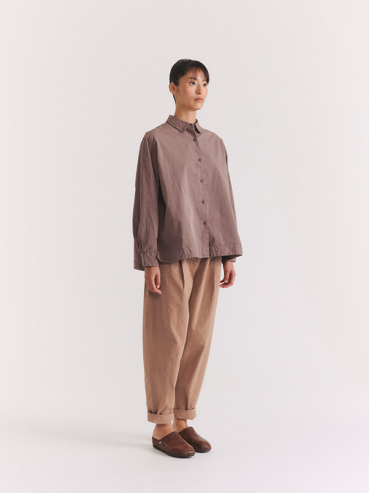 BIGGY SHIRT - PAPER COT - CLAY