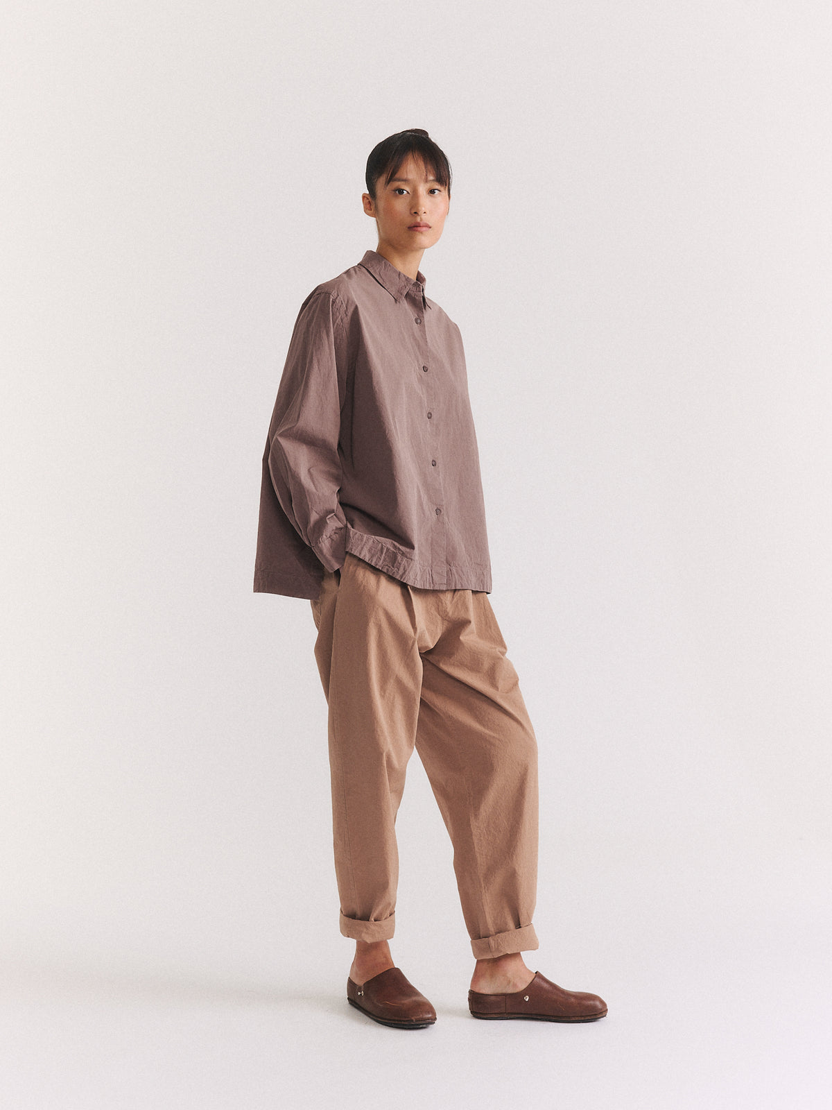 BIGGY SHIRT - PAPER COT - CLAY