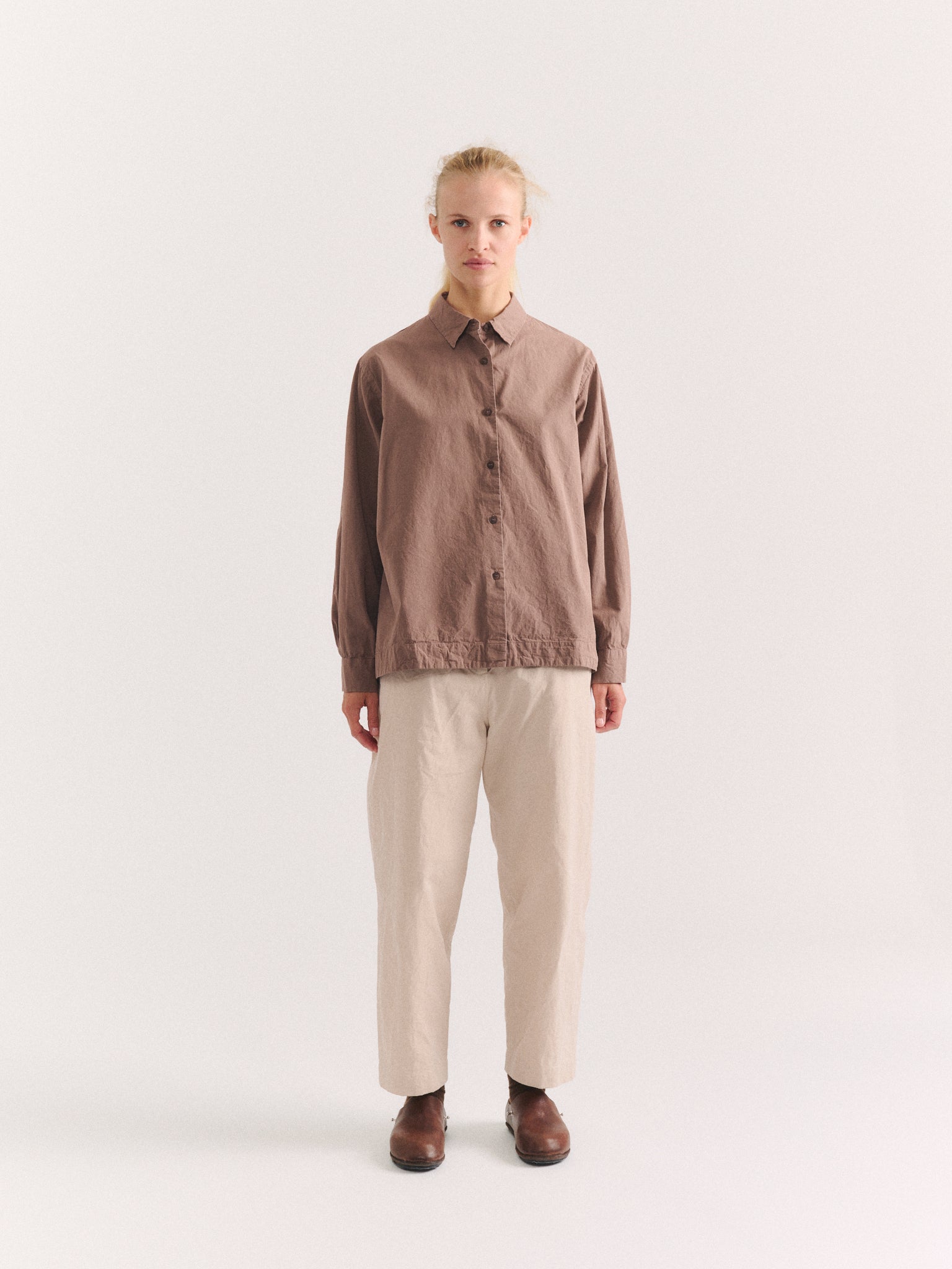 BIGGY SHIRT - PAPER COT - CLAY