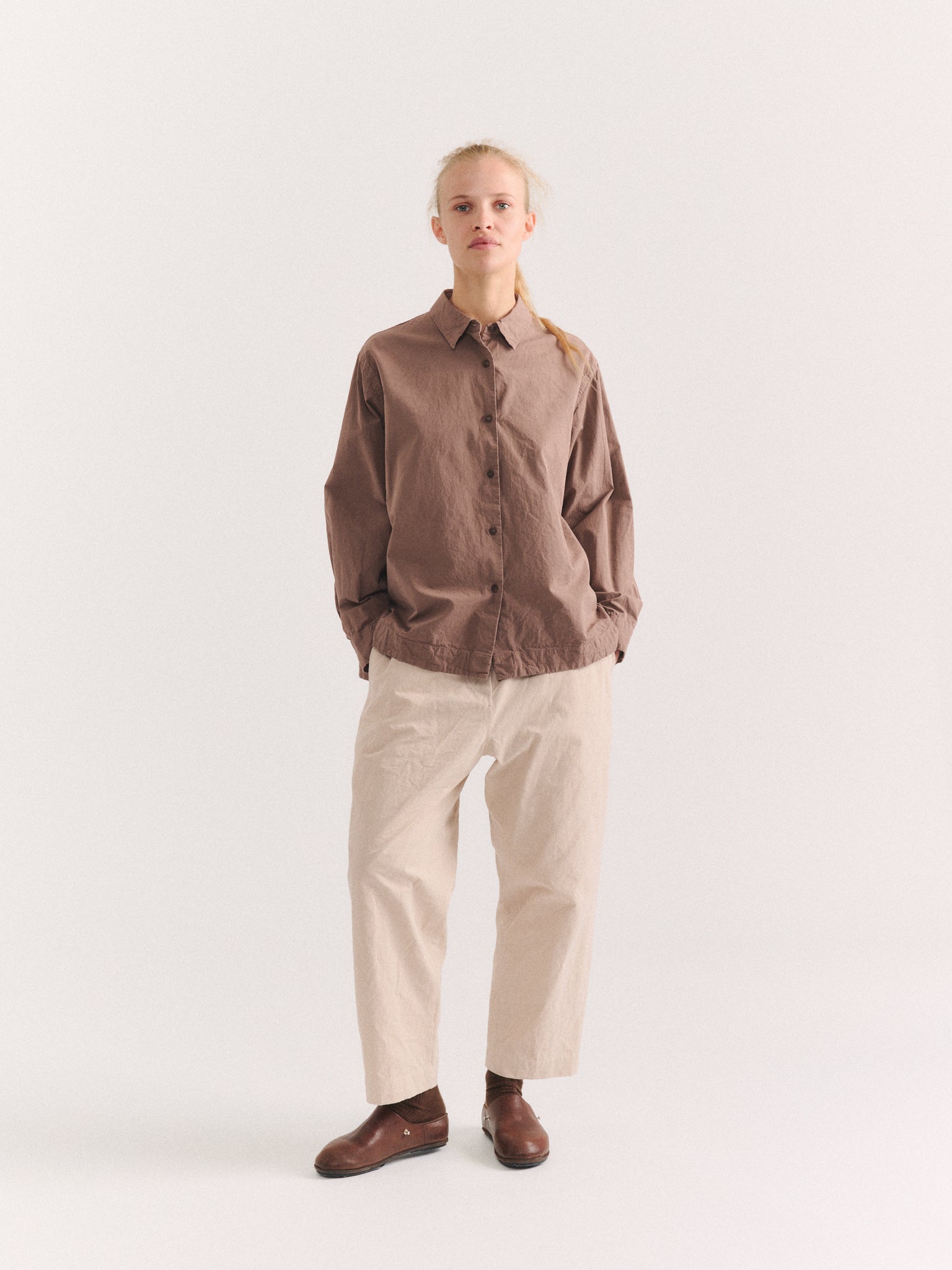BIGGY SHIRT - PAPER COT - CLAY