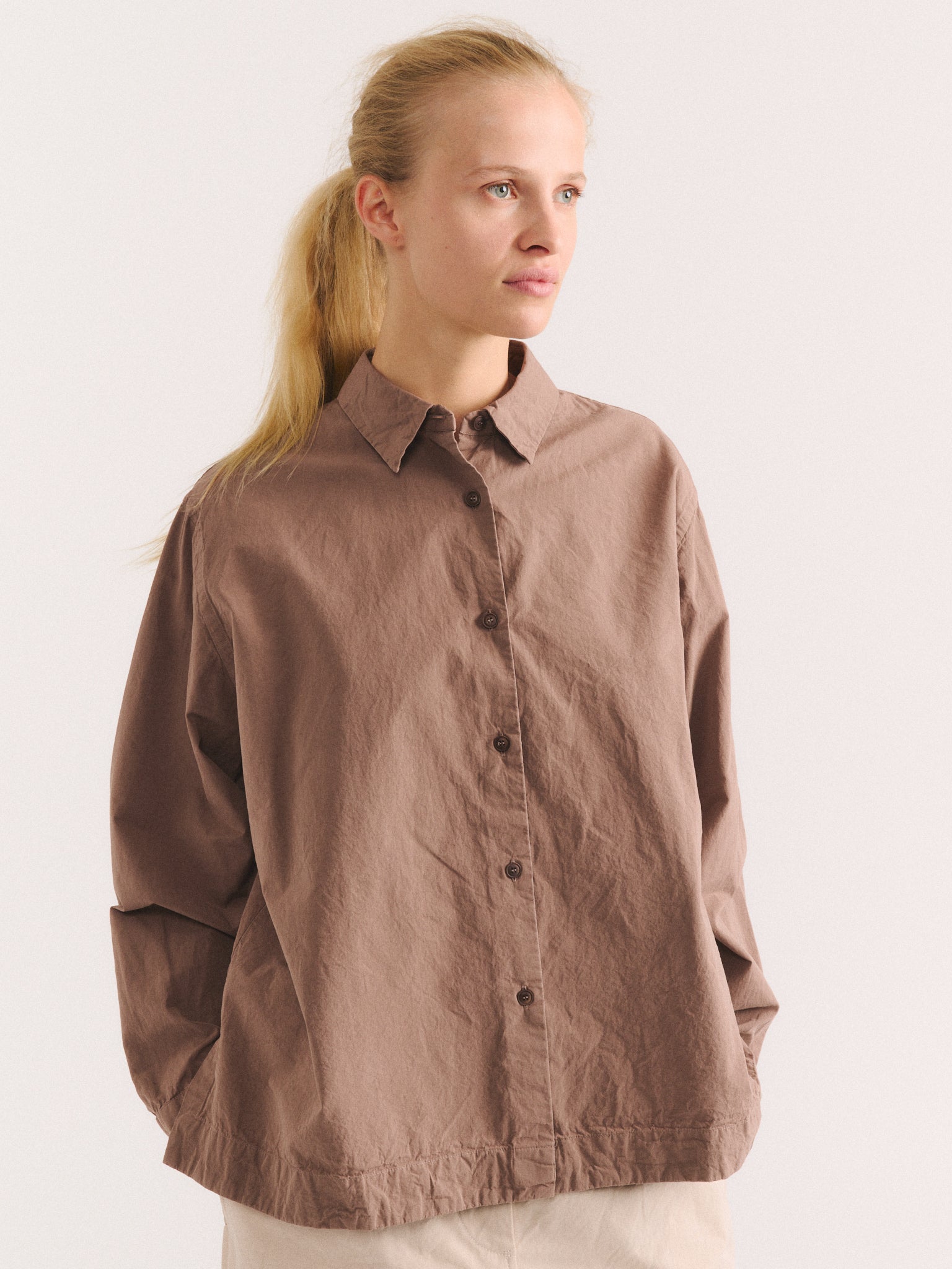 BIGGY SHIRT - PAPER COT - CLAY
