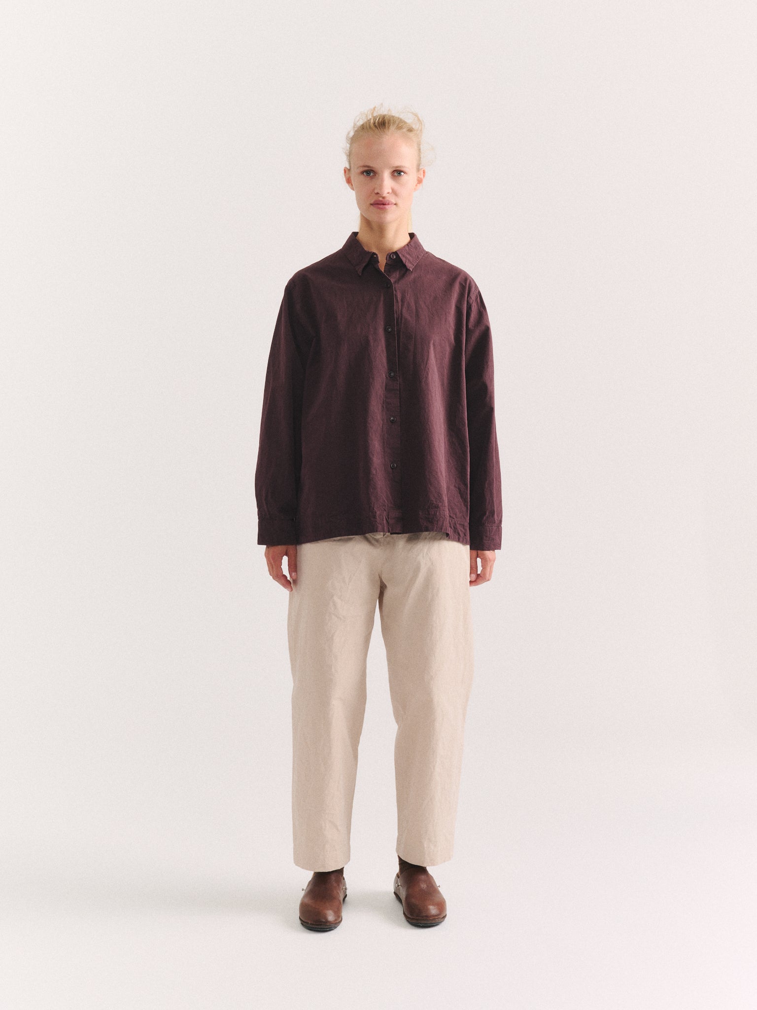 BIGGY SHIRT - PAPER COT - EBONY