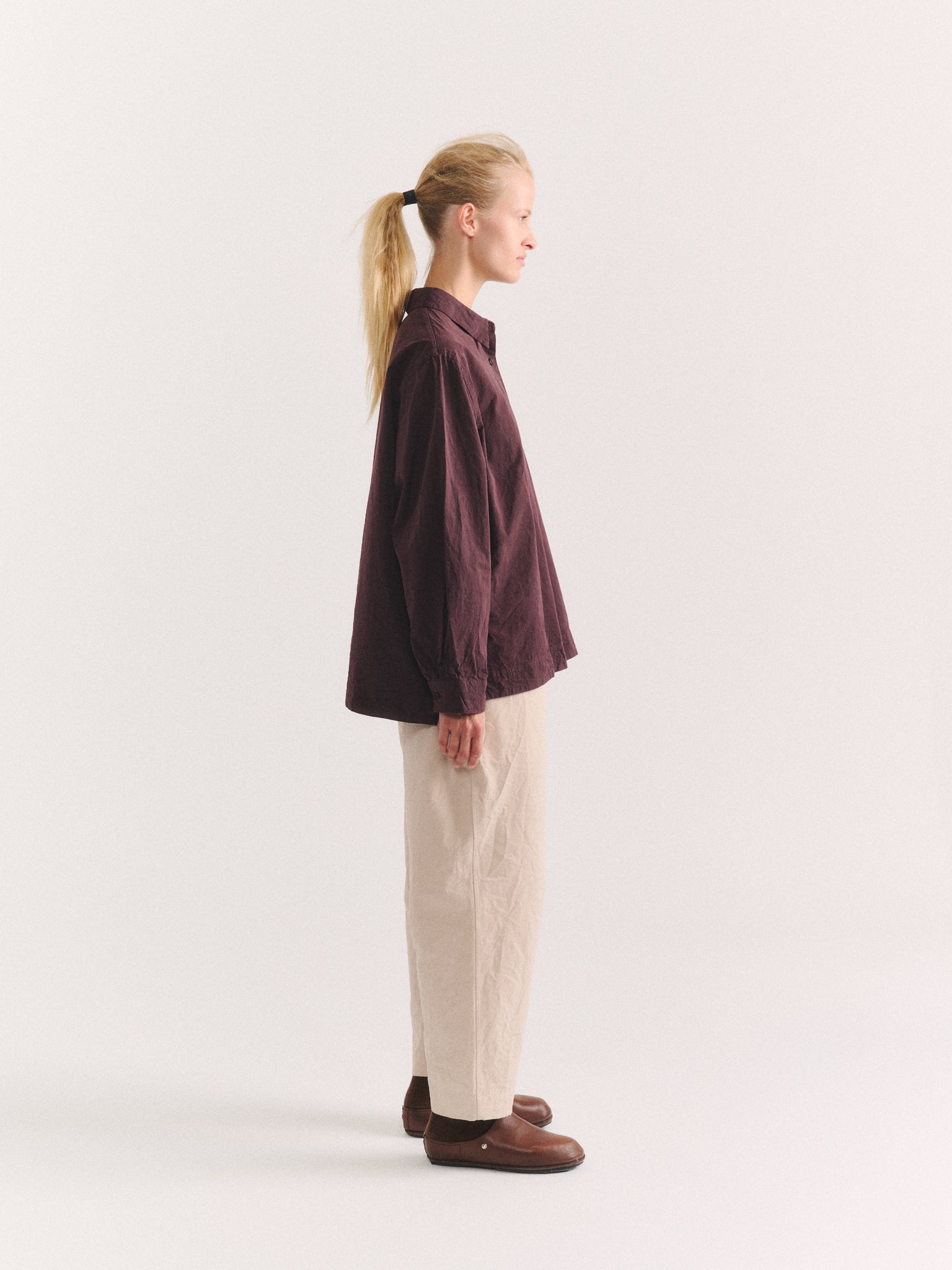 BIGGY SHIRT - PAPER COT - EBONY