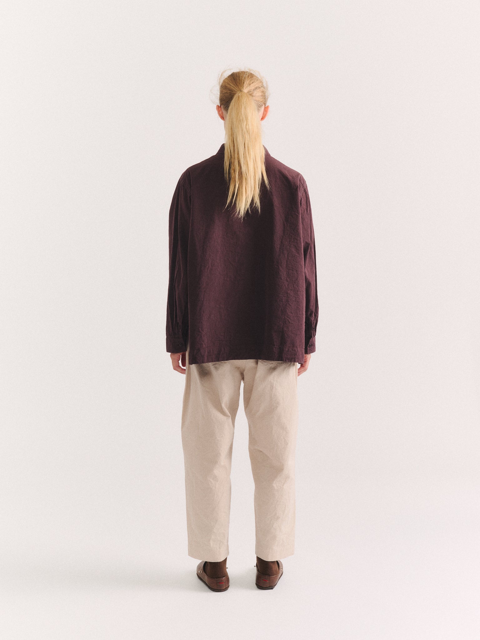 BIGGY SHIRT - PAPER COT - EBONY
