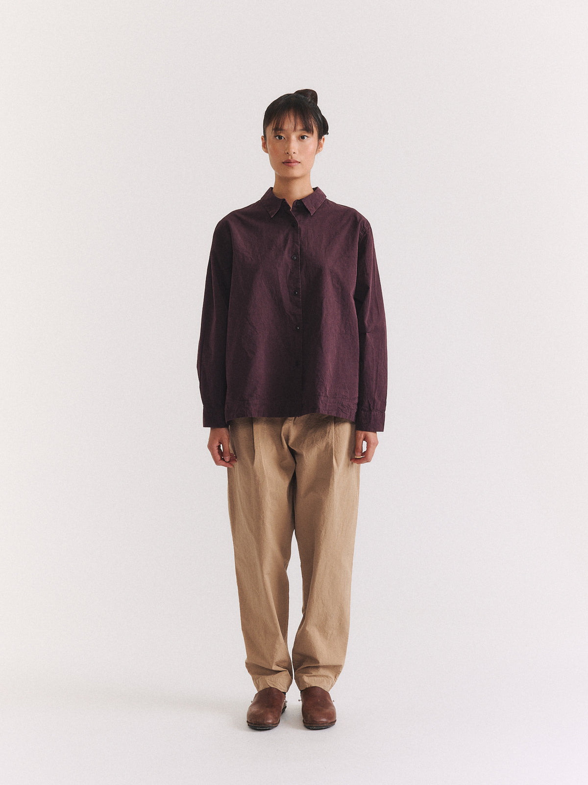 BIGGY SHIRT - PAPER COT - EBONY