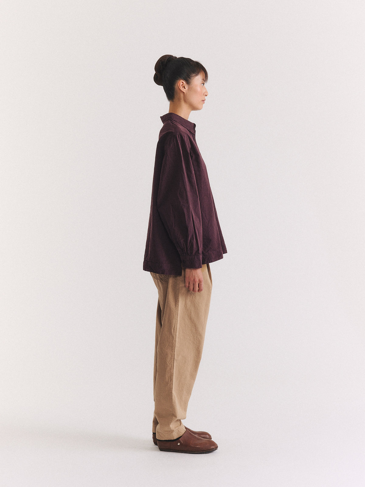 BIGGY SHIRT - PAPER COT - EBONY