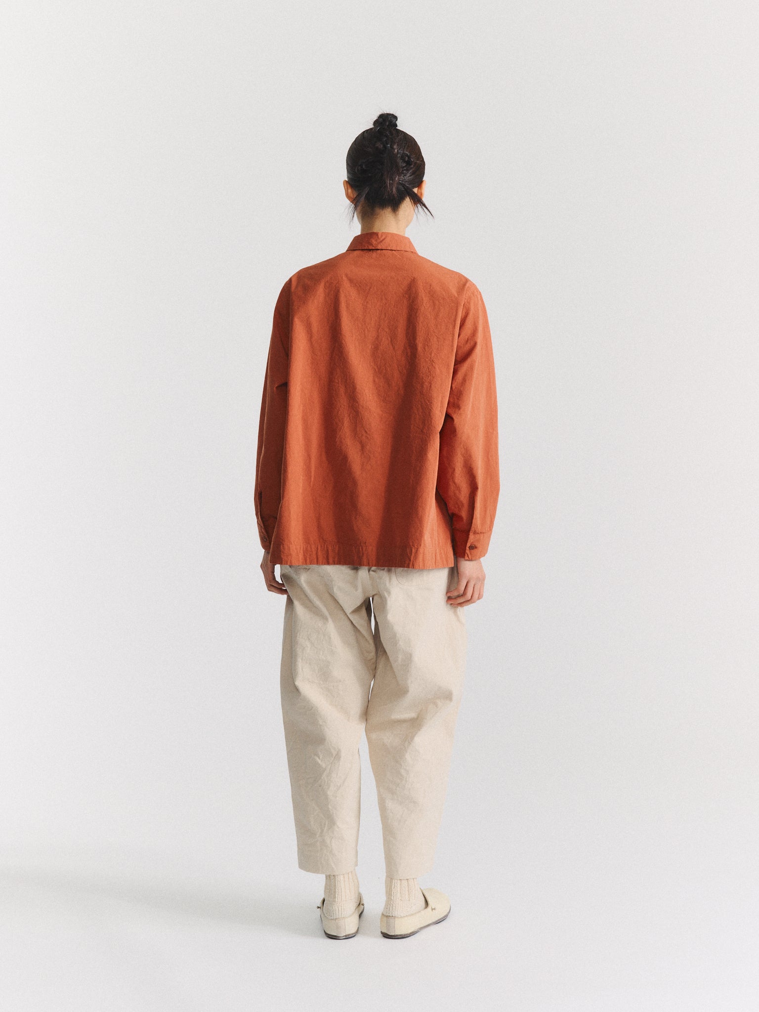 BIGGY SHIRT - PAPER COT - BRICK