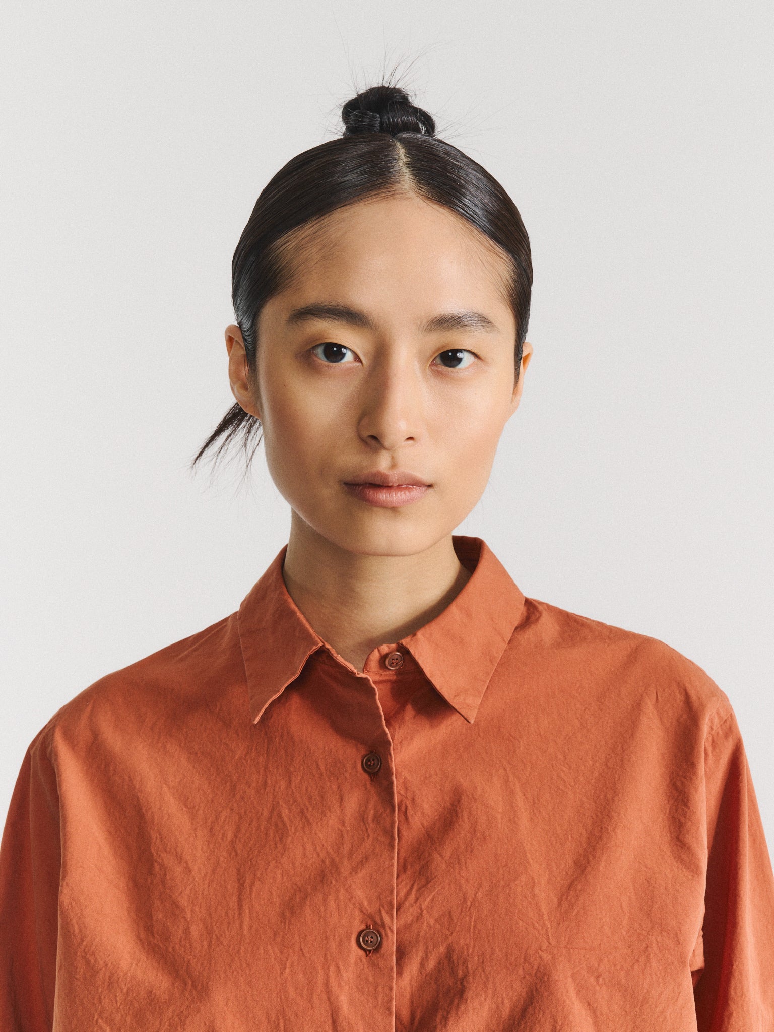 BIGGY SHIRT - PAPER COT - BRICK