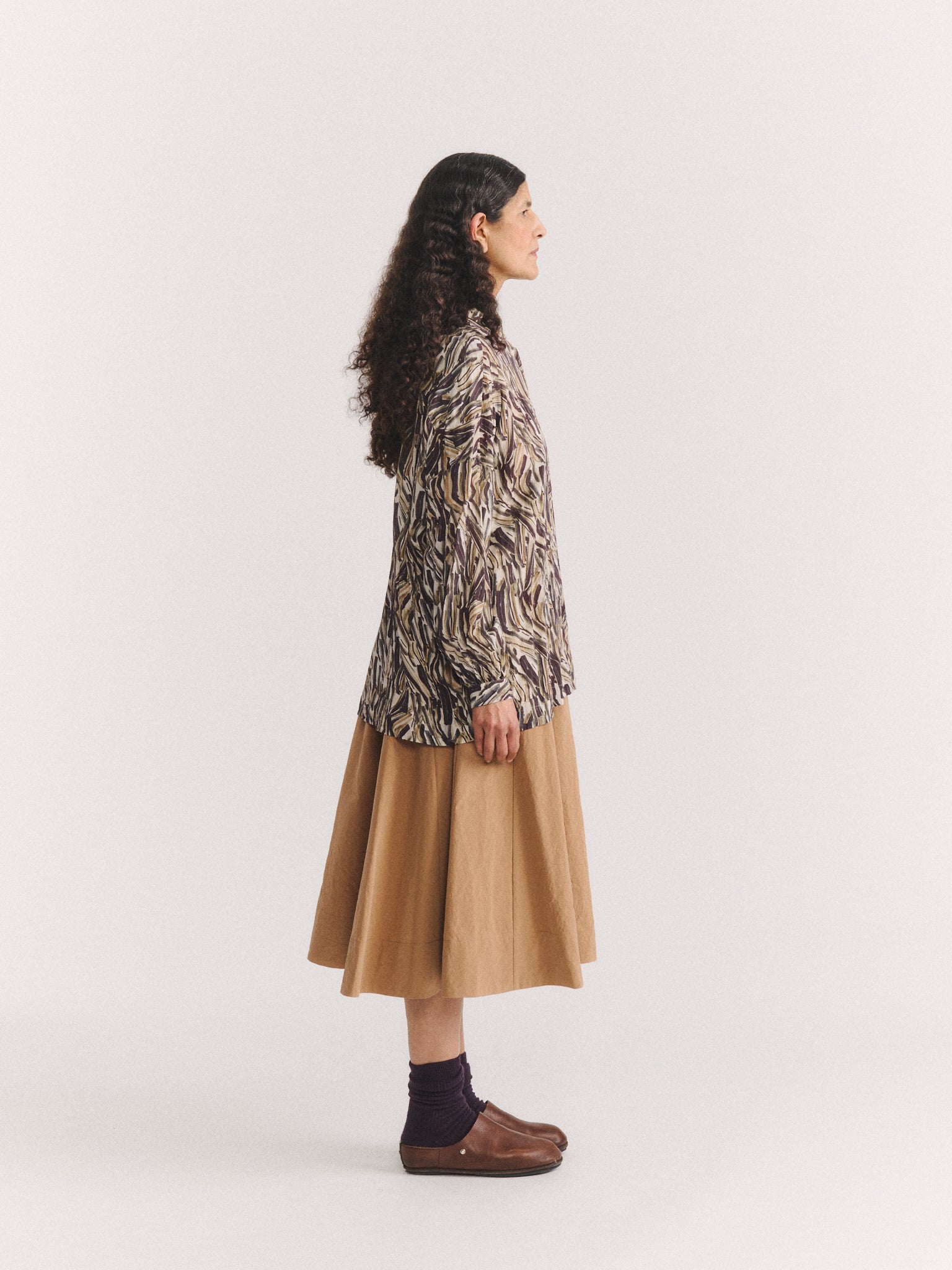 SQUARBI SHIRT - COSIE PRINT - EBONY