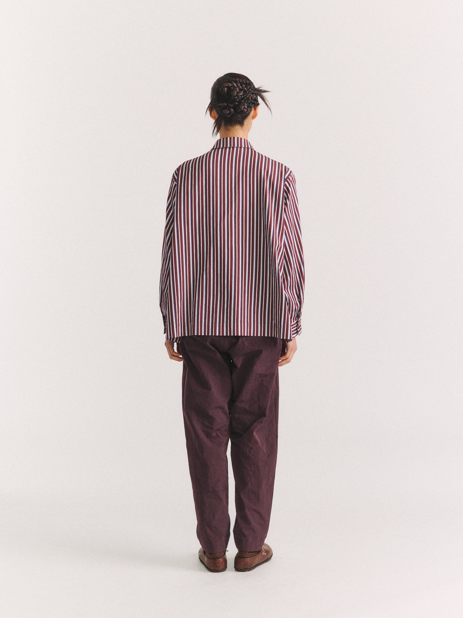 BIGGY SHIRT - SATEEN STRIPE - AS IS