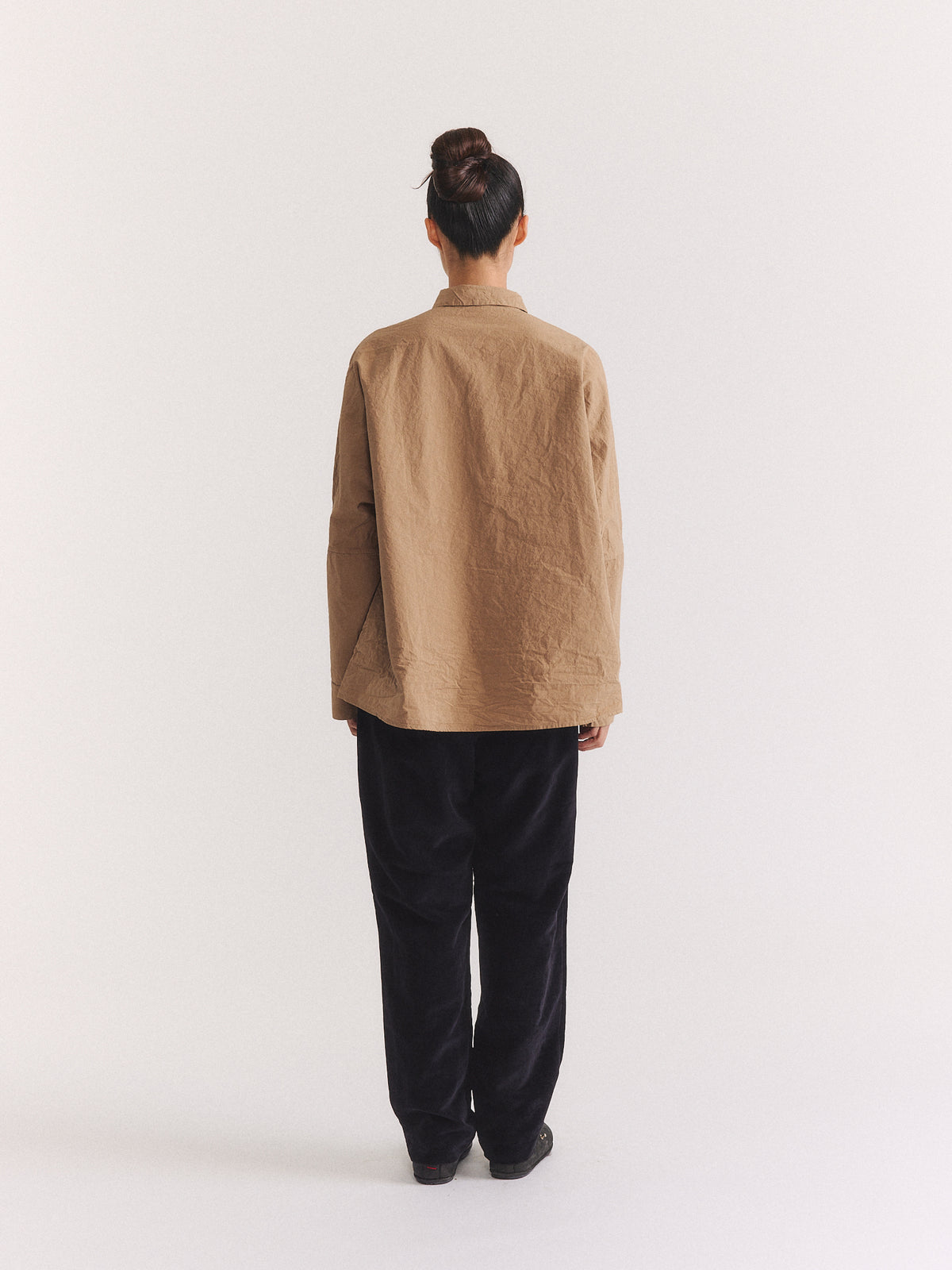 WAGA LS SHIRT - PAPER COT - BEIGE