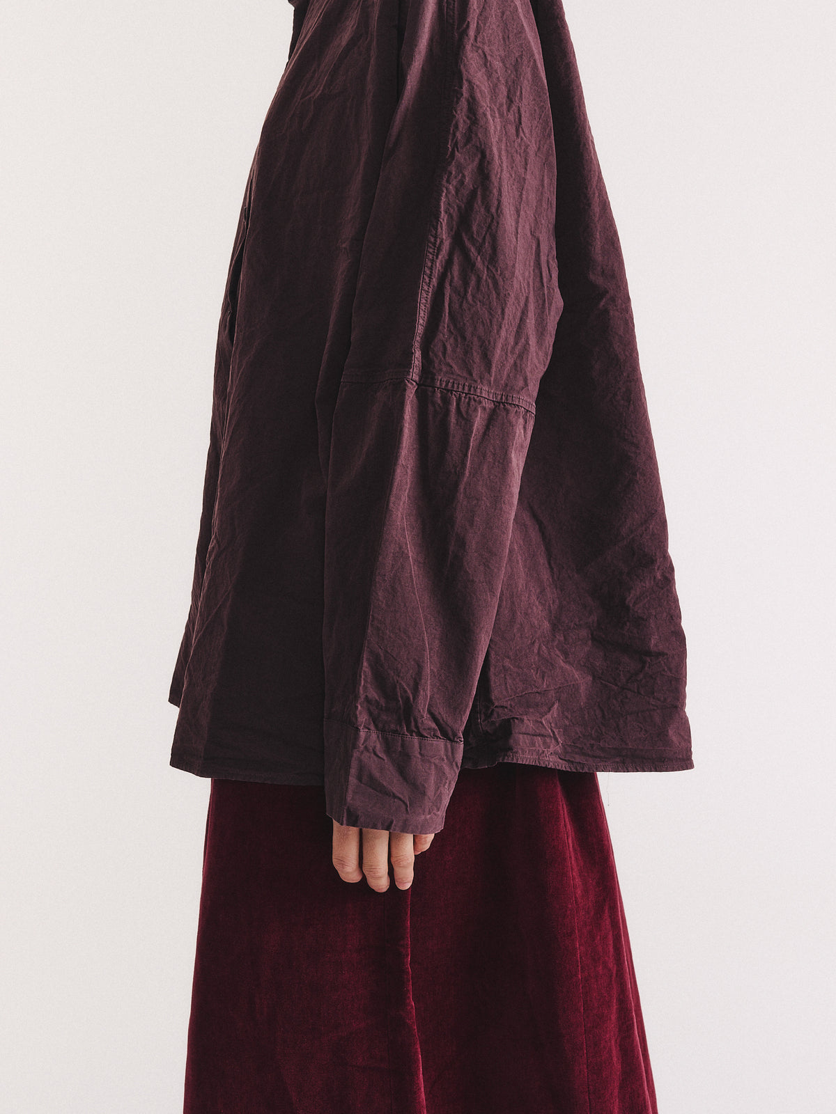 WAGA LS SHIRT - PAPER COT - EBONY