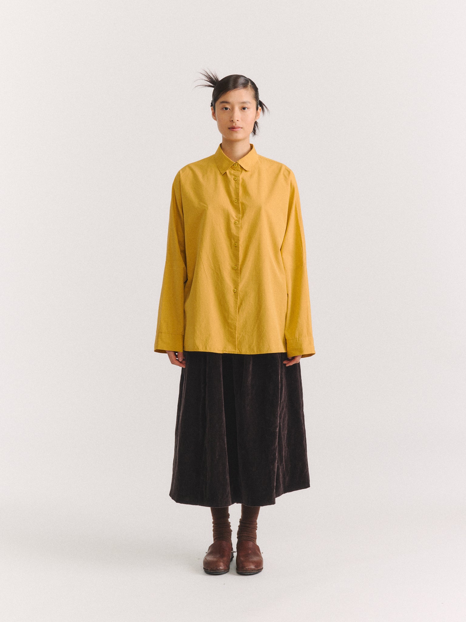 WAGA LS SHIRT - PAPER COT - GOLD
