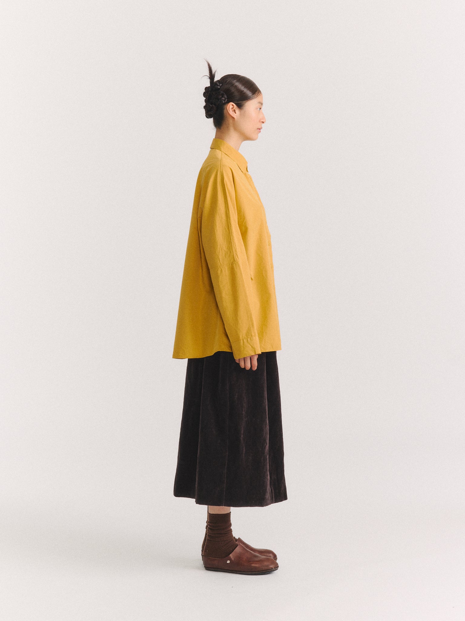WAGA LS SHIRT - PAPER COT - GOLD