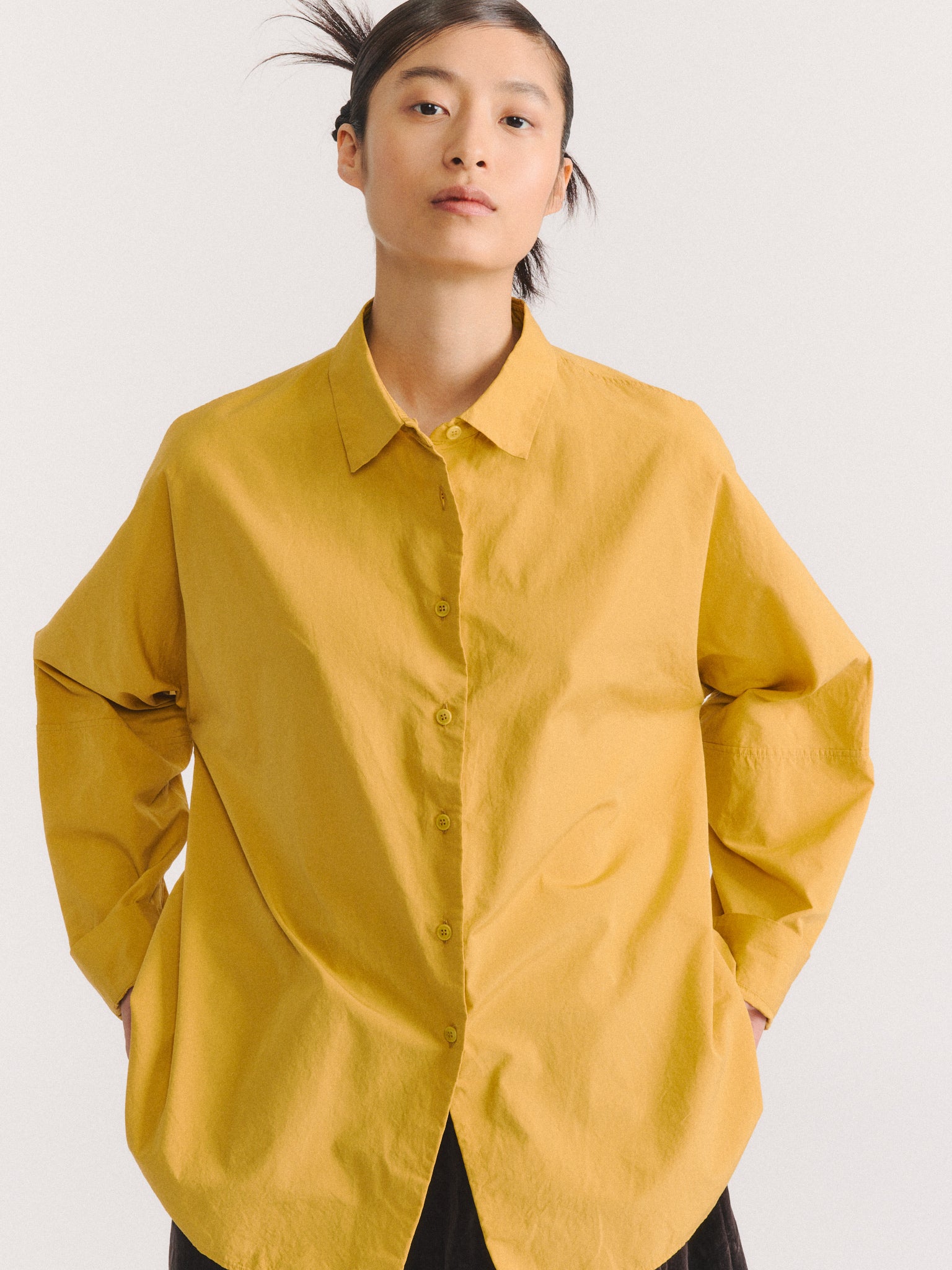 WAGA LS SHIRT - PAPER COT - GOLD