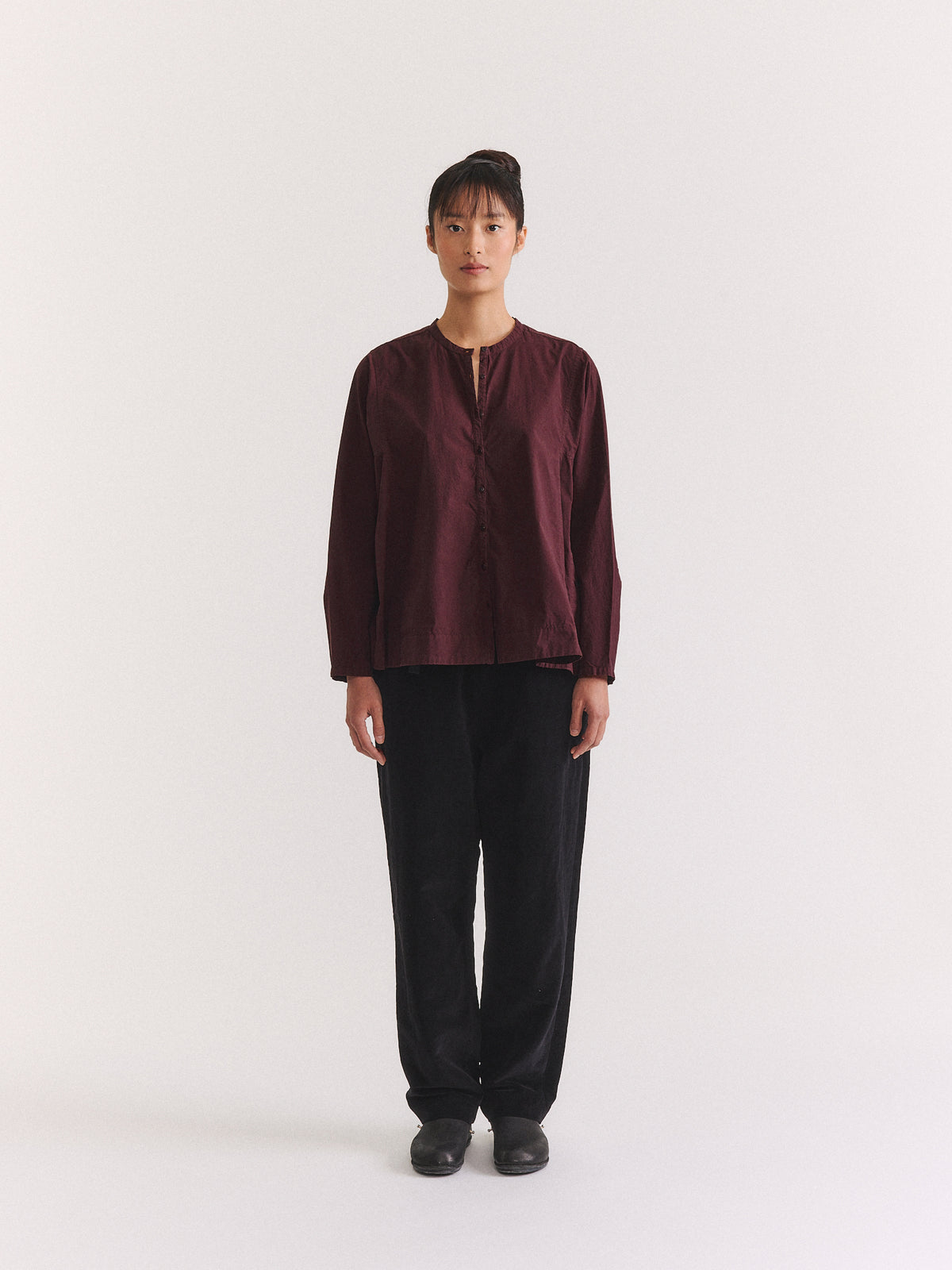 HARMONY SHIRT - L COT - BURGUNDY