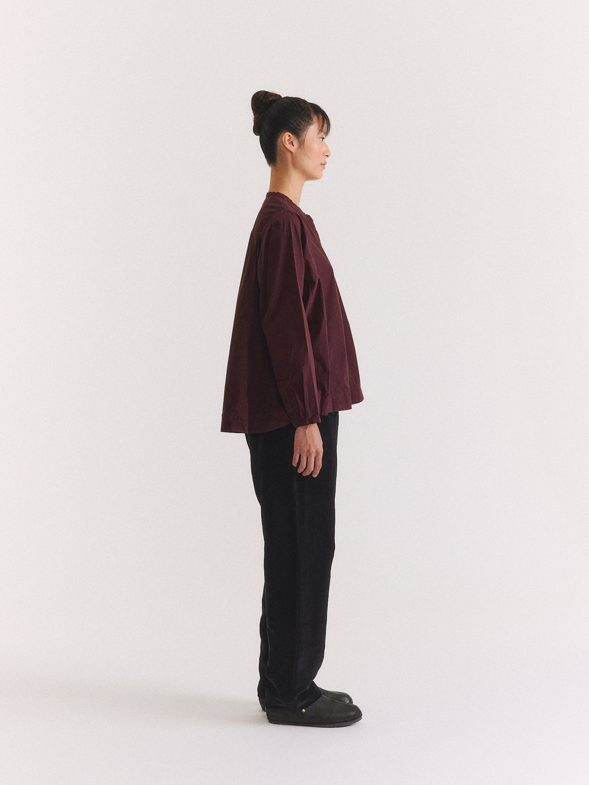 HARMONY SHIRT - L COT - BURGUNDY