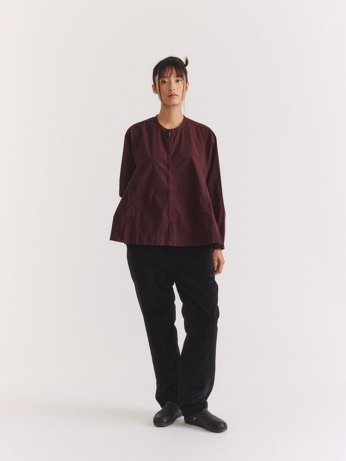 HARMONY SHIRT - L COT - BURGUNDY