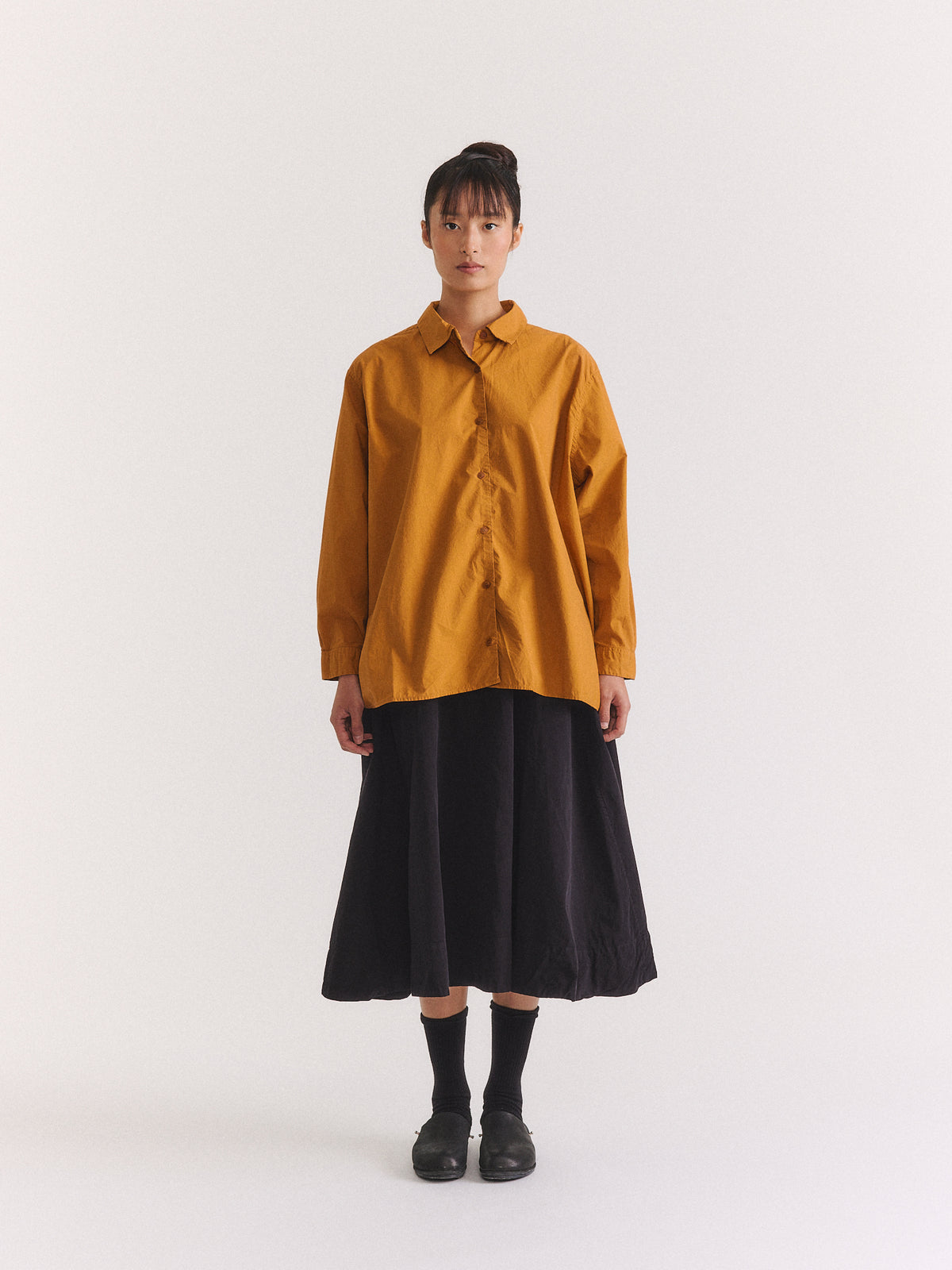 NAOMI SHIRT - L COT - GOLD