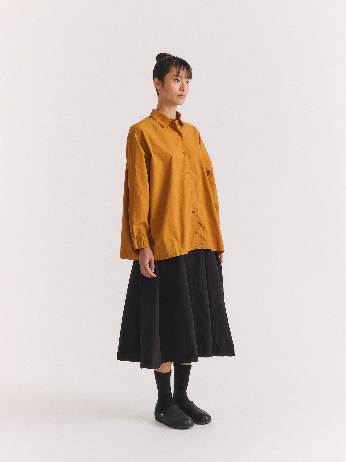 NAOMI SHIRT - L COT - GOLD