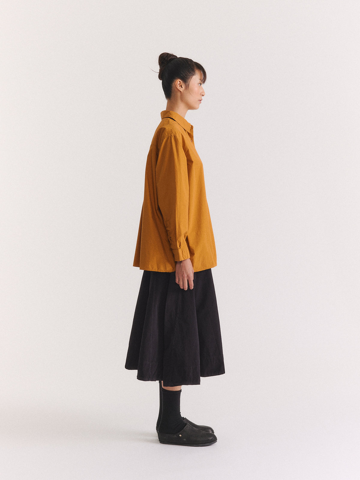 NAOMI SHIRT - L COT - GOLD